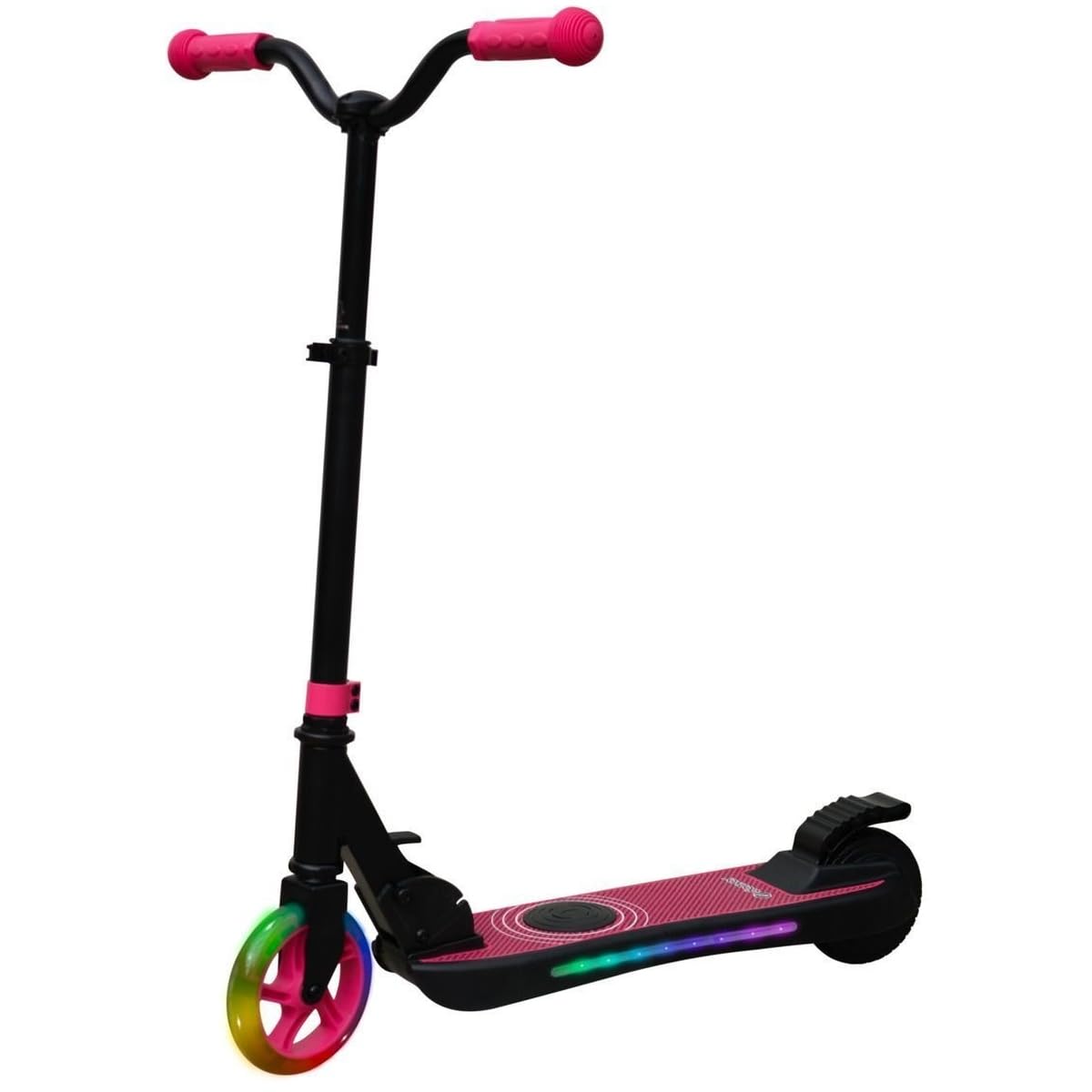 DENVER SCK-5500P Kinder E- Scooter pink (ab 6 Jahren, max. 10 km/h, bis zu 6 km, Tragf&auml;higkeit 50kg, IPX4,) 