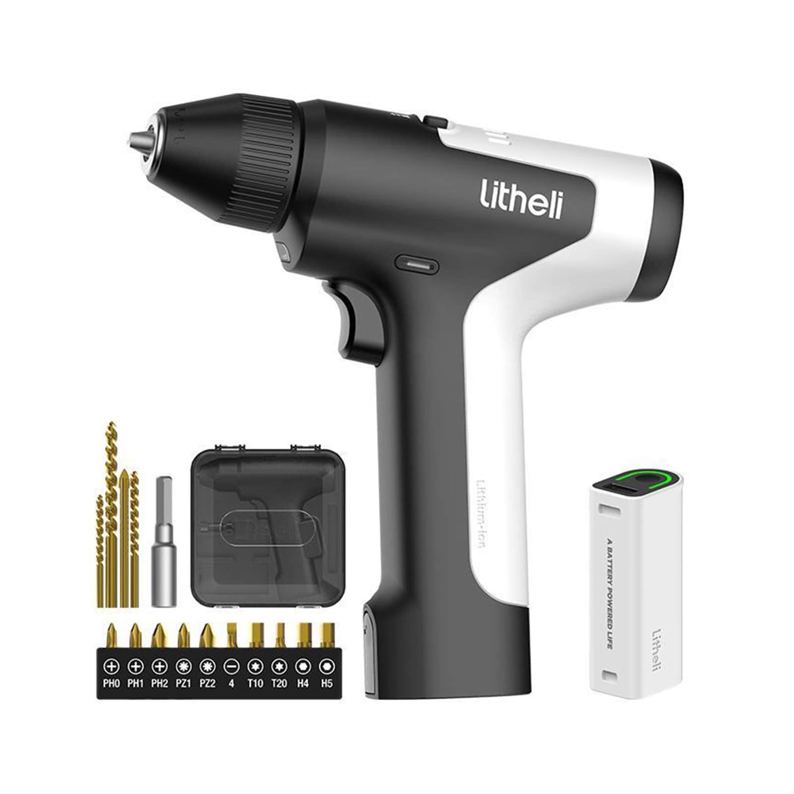 Litheli U4 Mini-Akkuschrauber und Bohrmaschine 4V 