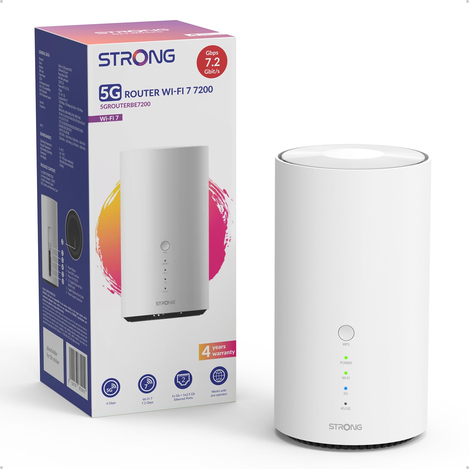 Strong 5G WI-FI 7 7200 Mobiler Router 