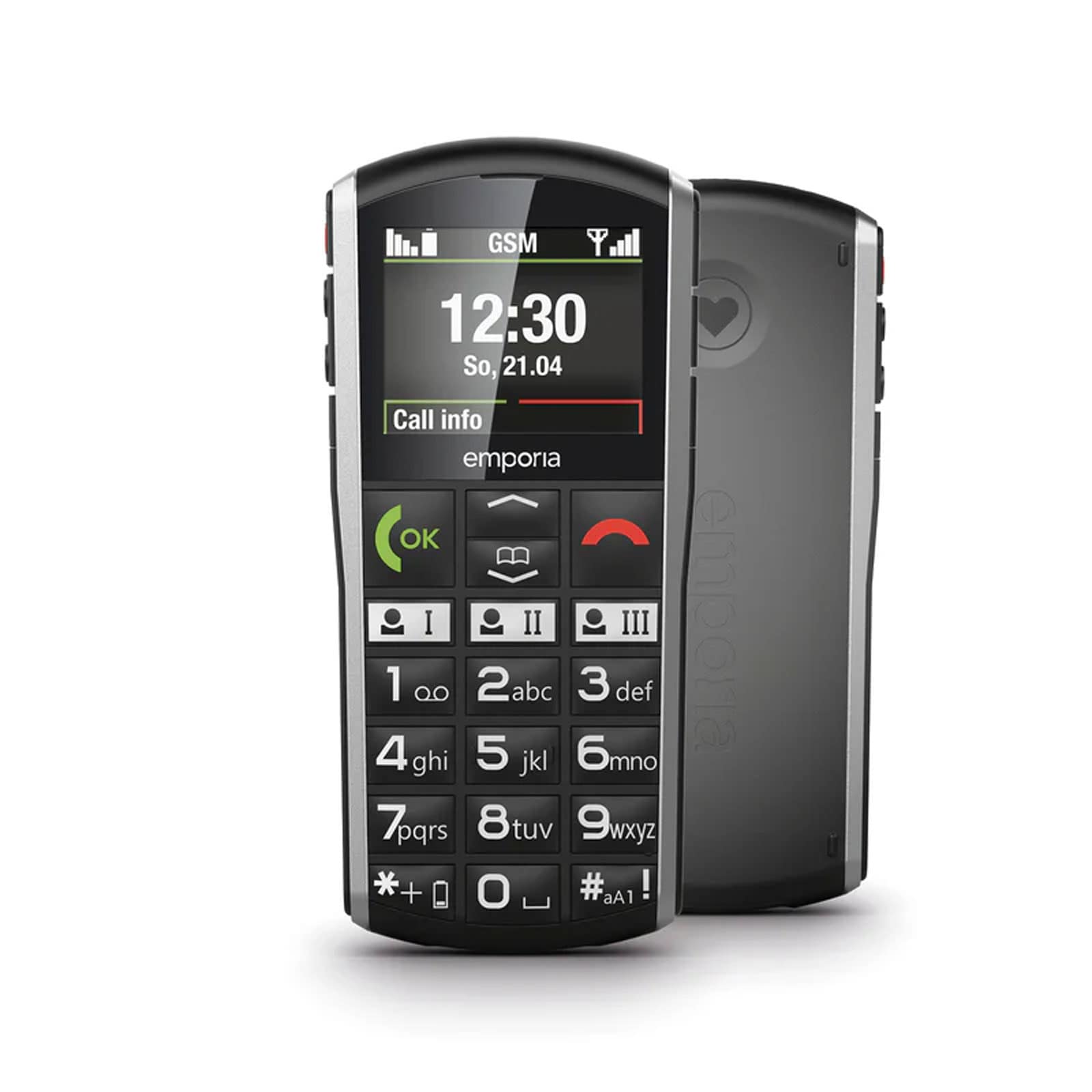 Emporia SIMPLICITY 2G, Schwarz - Modell 2025 Handy (Seniorenhandy) 