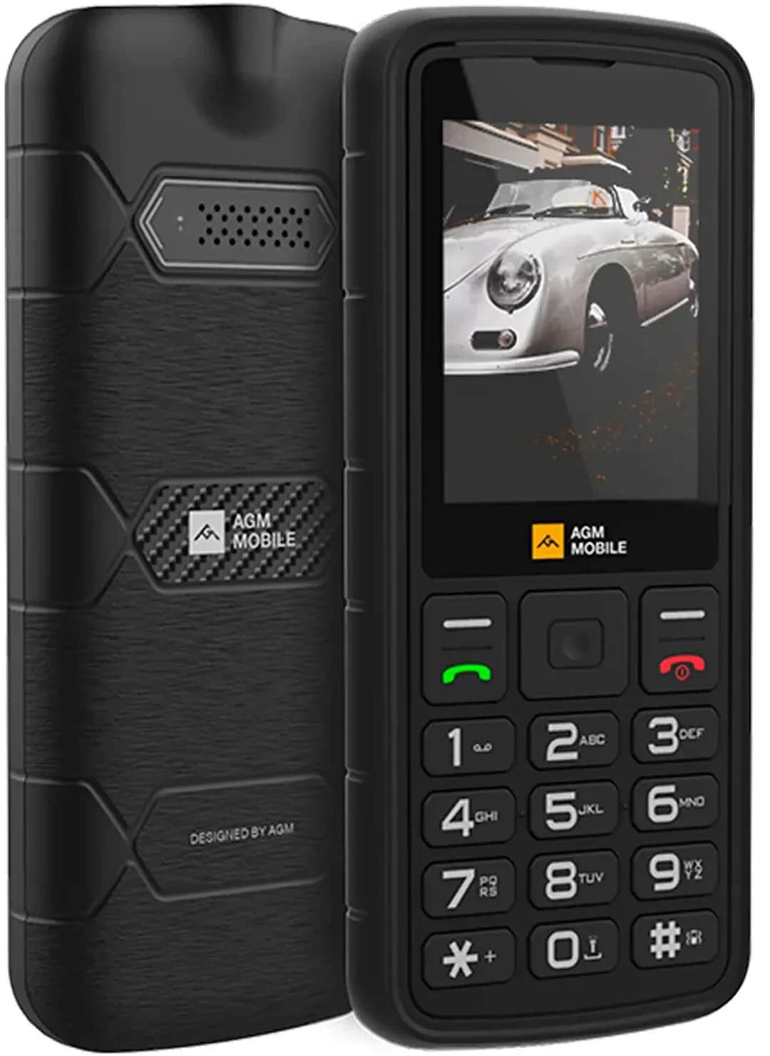 AGM M9 4G Schwarz - Modell 2025 Handy (Outdoor) 