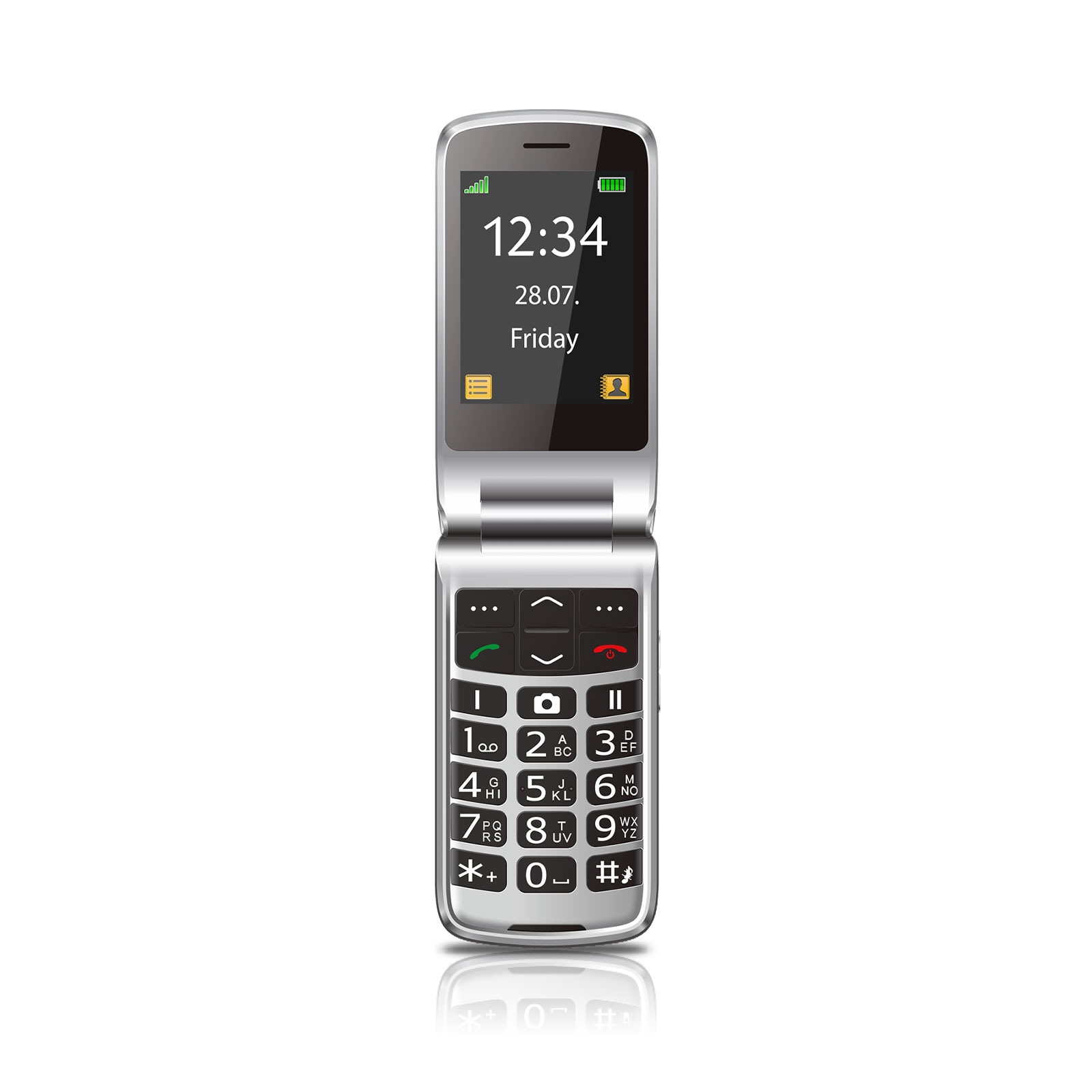 Beafon SL645 Plus LTE 2G silber-schwarz (2025) Handy 