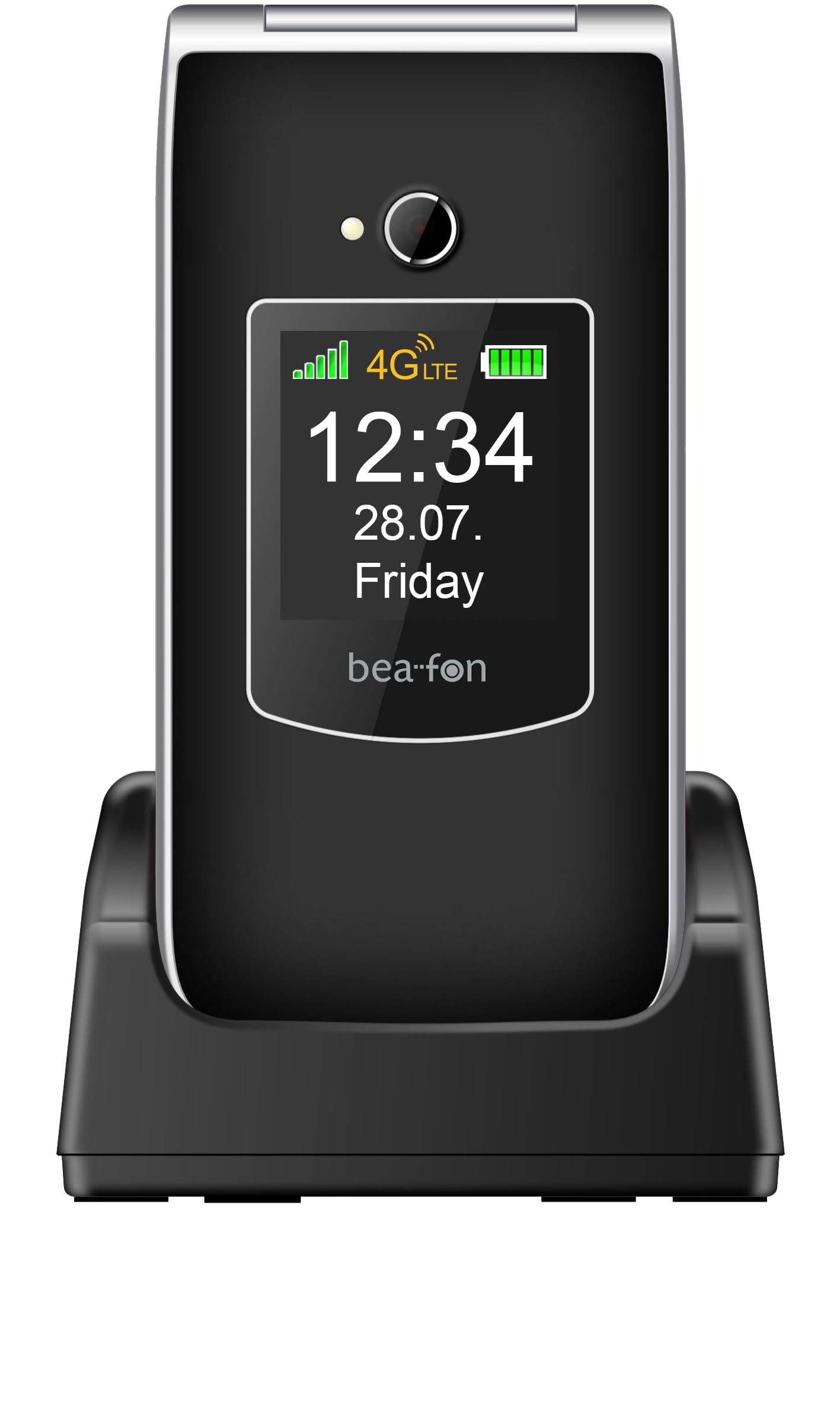 Beafon SL605 4G LTE Schwarz/Silber - Modell 2025 Handy 