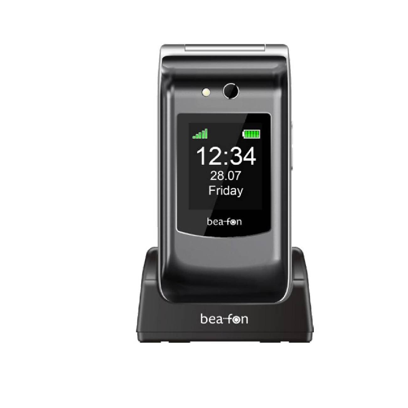 Beafon SL646 LTE, Anthrazit/Silber Handy (Seniorenhandy, Klapp) 