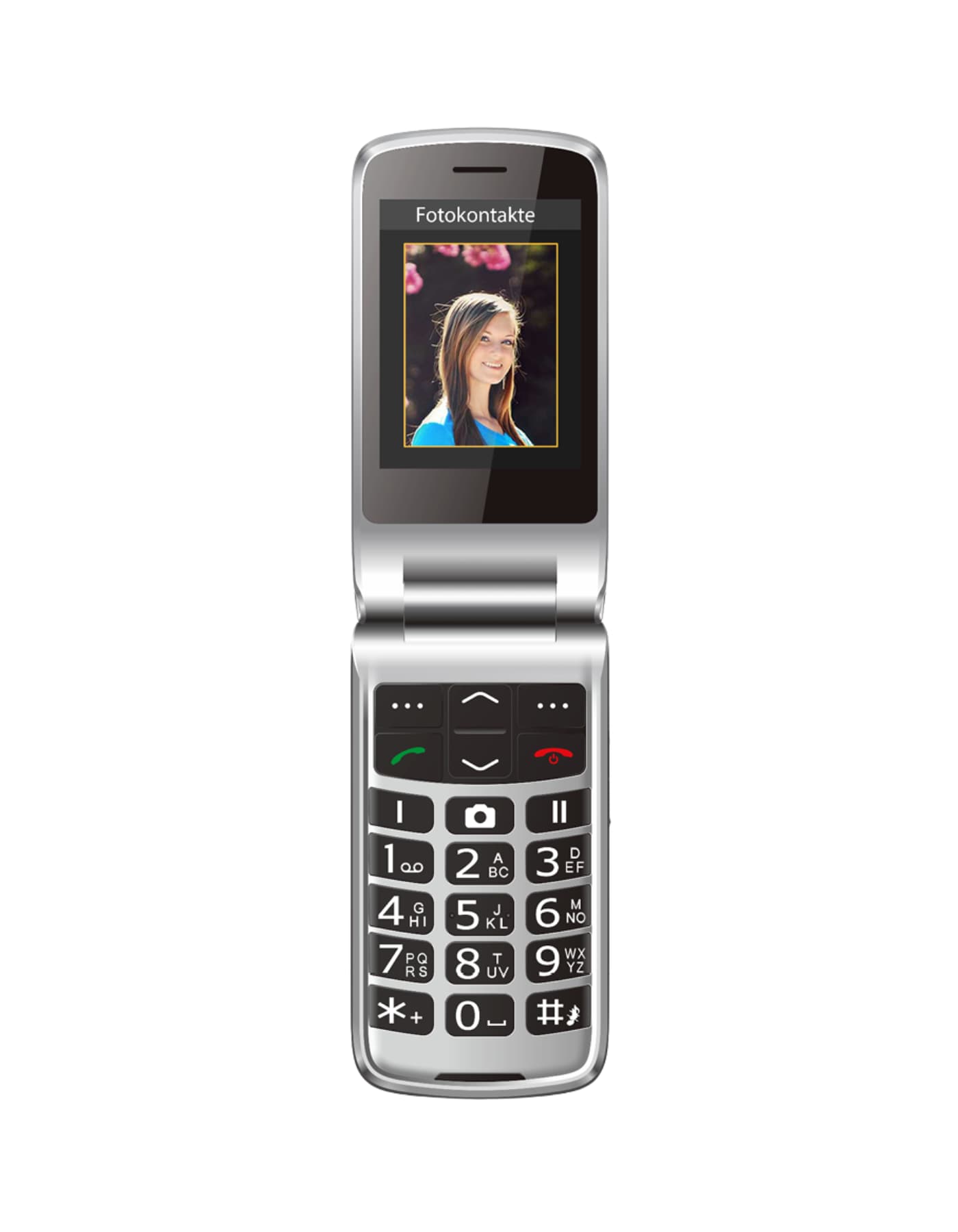 Beafon SL645 LTE, Schwarz/Silber 