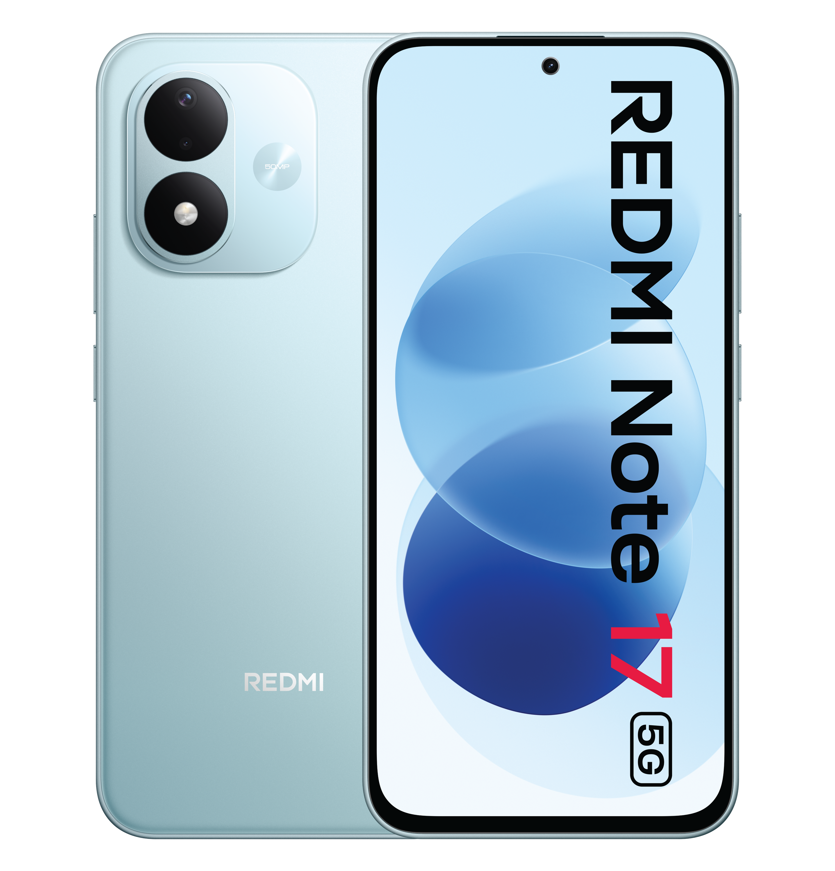 Xiaomi Redmi Note 17 5G - Sky Teal - 6GB RAM / 128GB ROM (6,99 Zoll, 50 MP, 7.700-mAh-Akku, Fingerabdrucksensor, Gesichtserkennung) 