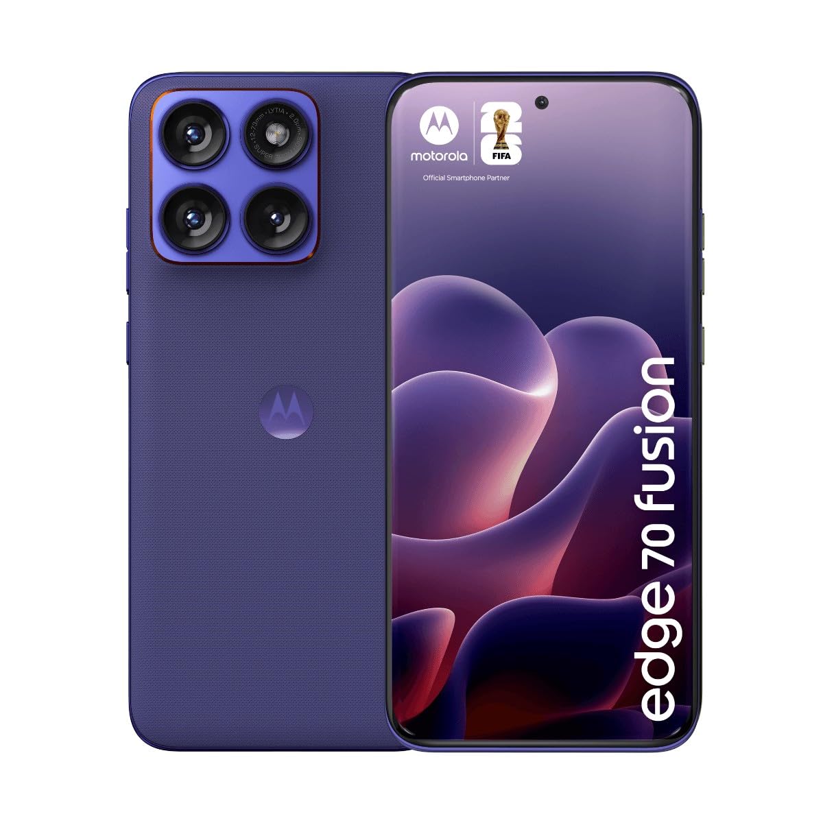 Motorola edge 70 Fusion 8 GB + 256 GB PANTONE&reg; Orient Blue Smartphone (6,78 Zoll, 50 MP, Dual-Kamera, 5.100-mAh, Octa-Core, Fingerabdrucksensor, Gesichtserkennung, blau) 