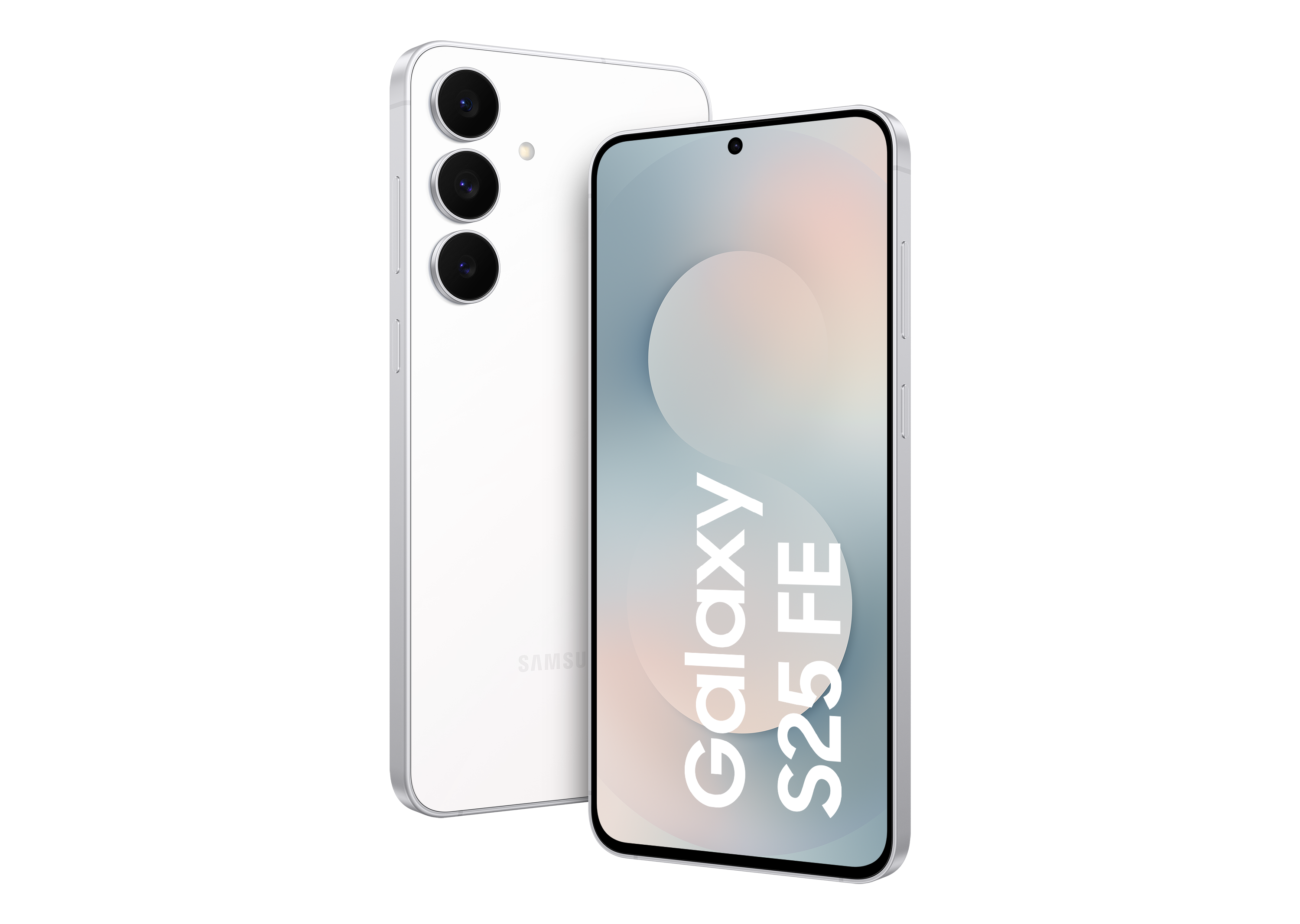 Samsung Galaxy S25 FE 128GB 5G White Smartphone (6,6 Zoll, 50 MP + 12 MP + 8 MP, Triple-Kamera, 4.900-mAh, Deca-Core) 
