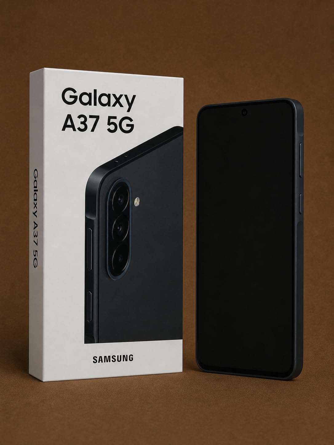 Samsung Galaxy A37 5G 256GB Awesome Charcoal Smartphone (6,7 Zoll, 50 MP, Triple-Kamera, 5.000mAh, Octa-Core, Fingerabdrucksensor, Gesichtserkennung, Schwarz) 