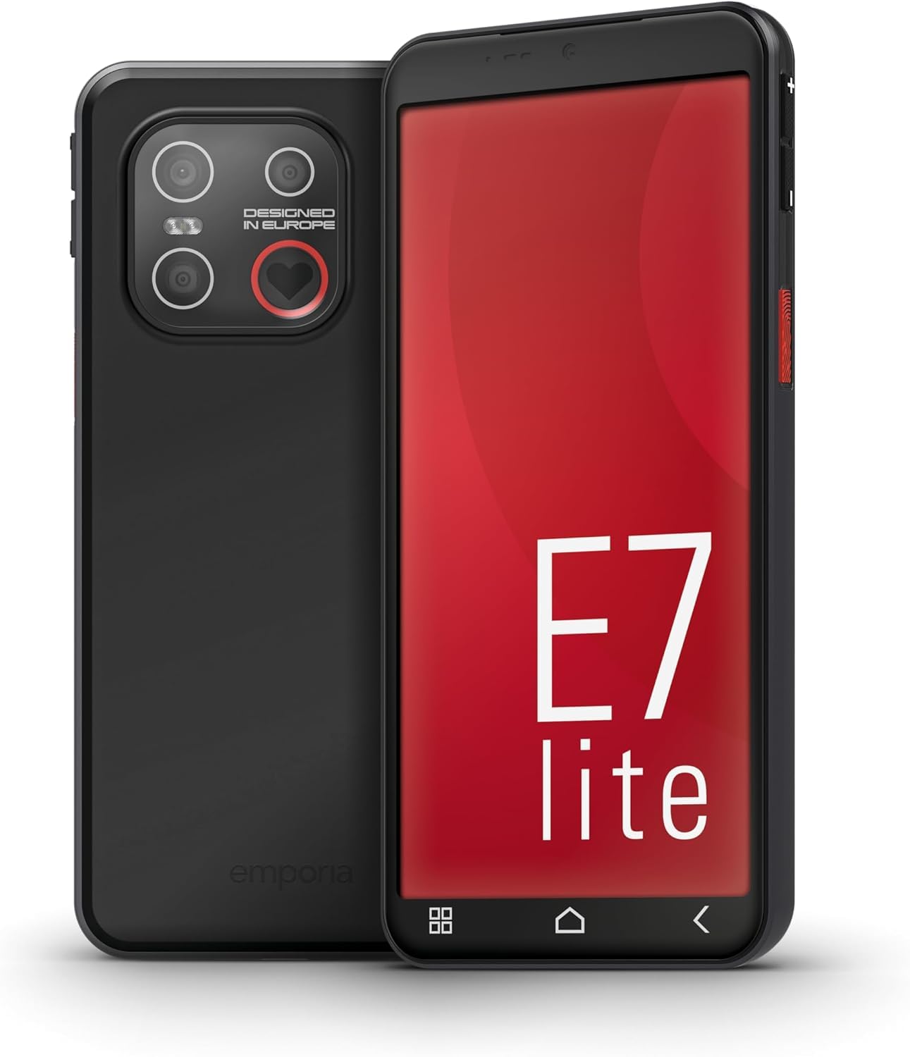Emporia SMART.7lite, Schwarz Smartphone (Modell 2026) 