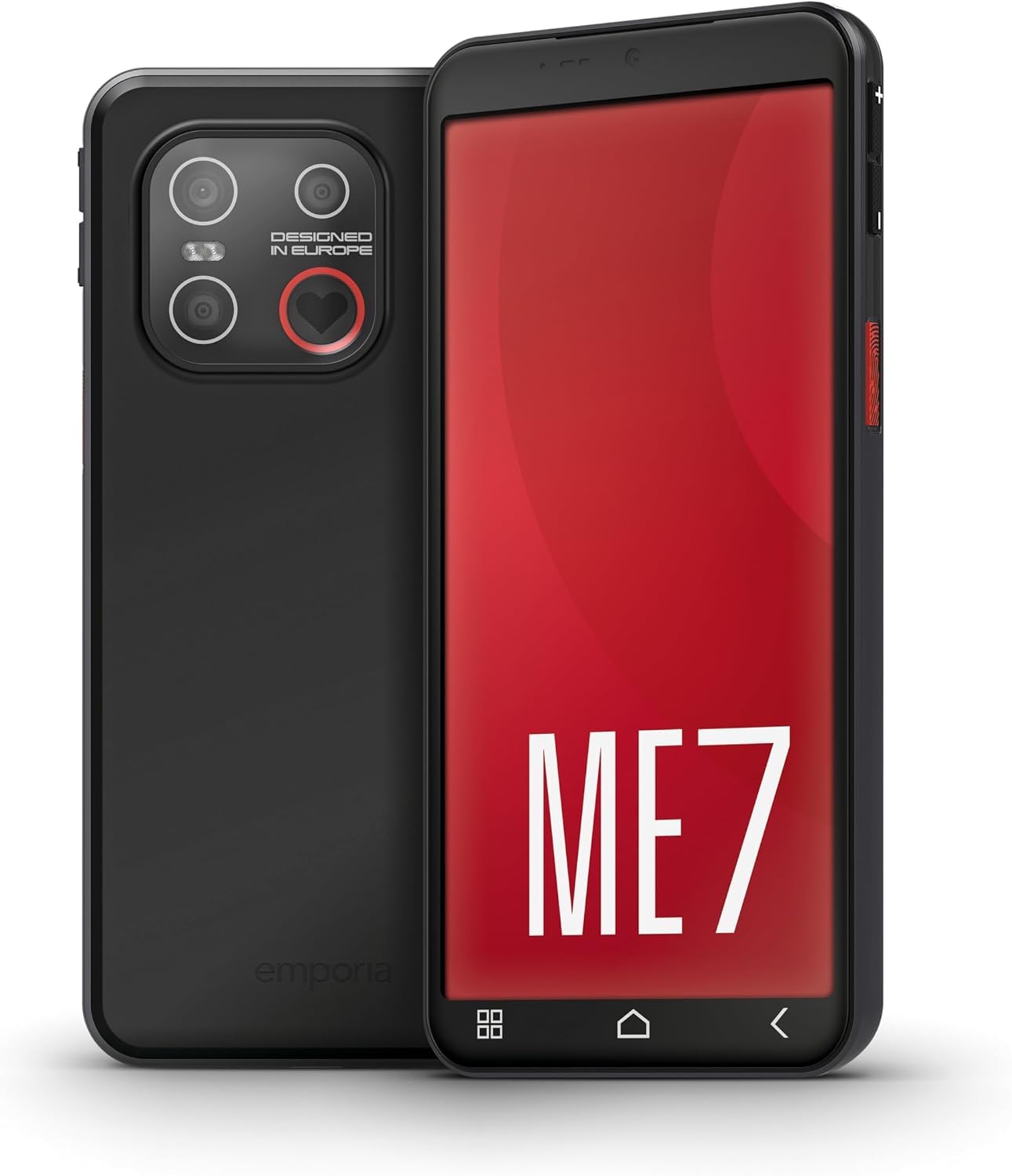 Emporia SMART.ME7, Schwarz Smartphone (Modell 2026) 