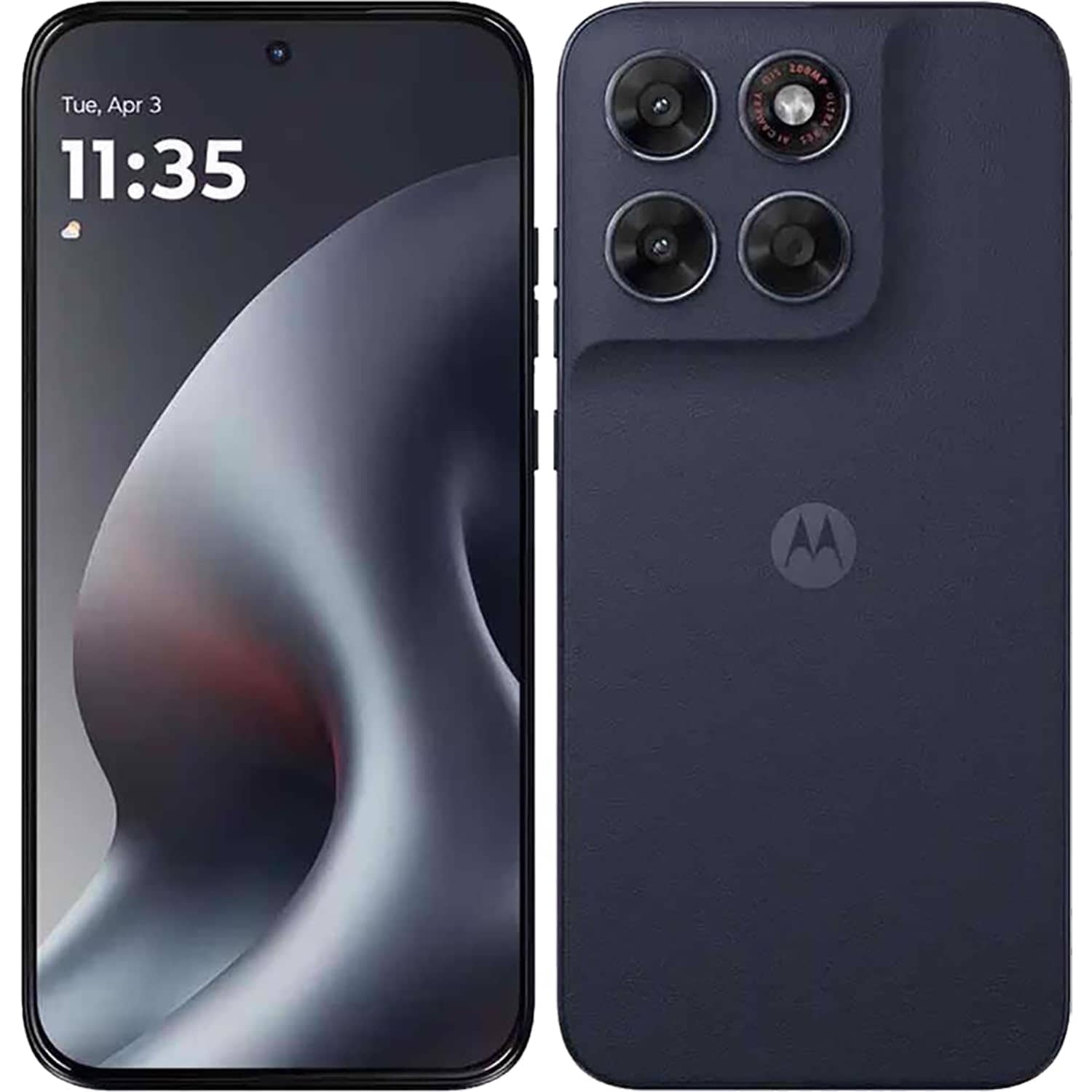 Motorola G87 8GB + 256GB PANTONE&reg; Overture Smartphone (6,78 Zoll, 200 MP, 5.100-mAh, Octa-Core, Fingerabdrucksensor, Gesichtserkennung, schwarz) 