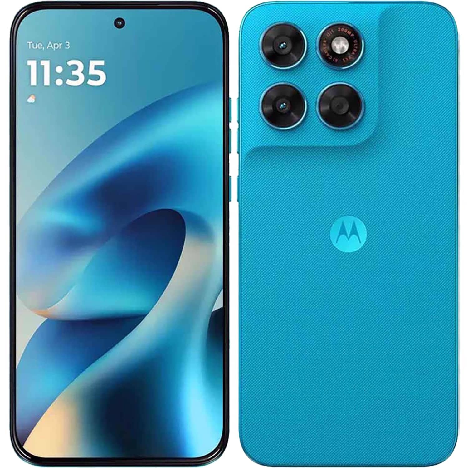 Motorola G87 8GB + 256GB PANTONE&reg; Blue Atoll Smartphone (6,78 Zoll, 200 MP, 5.100-mAh, Octa-Core, Fingerabdrucksensor, Gesichtserkennung, schwarz) 