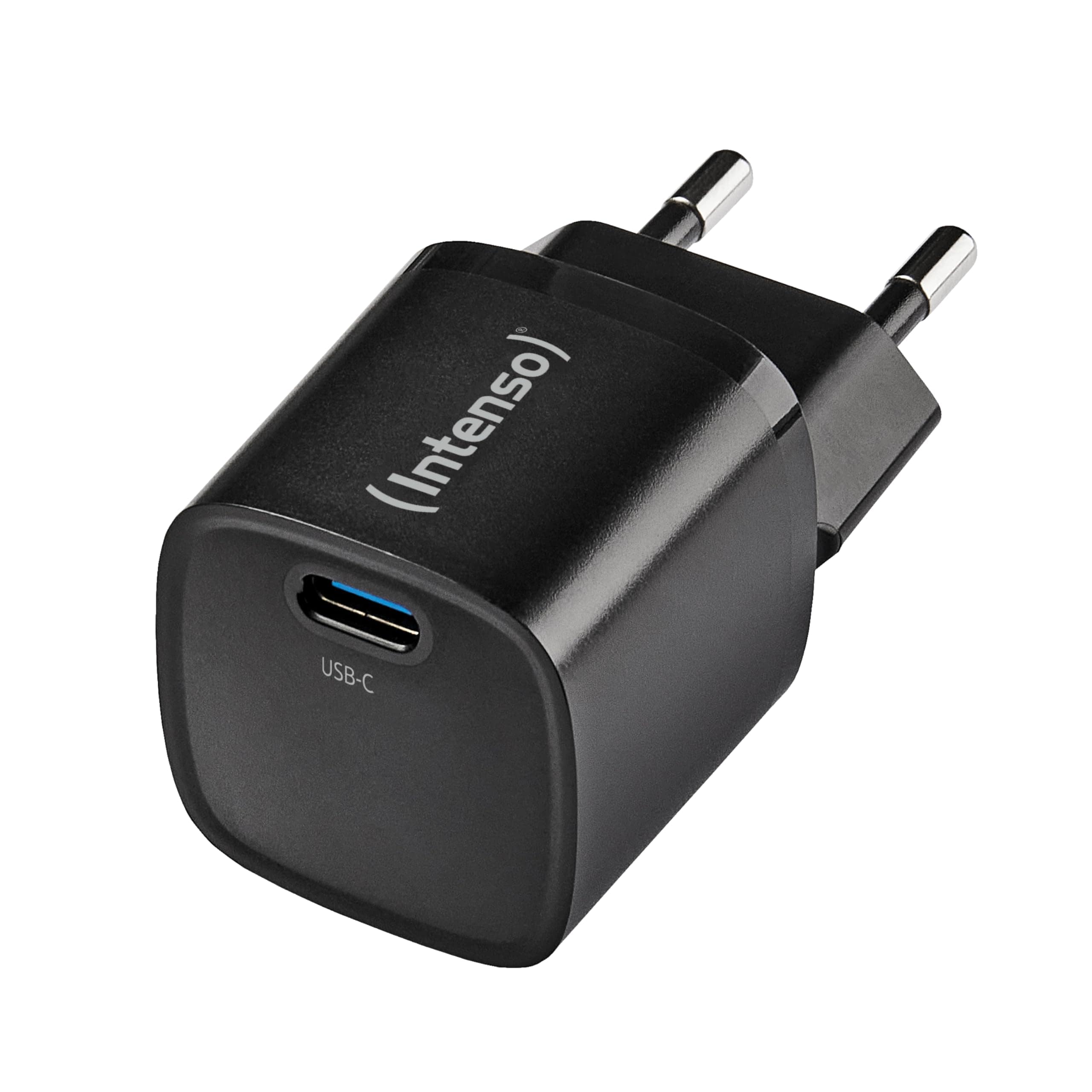 Intenso Power Adapter W30C&sup2; GaN 30W, Schwarz (USB-C, PD 3.0) 