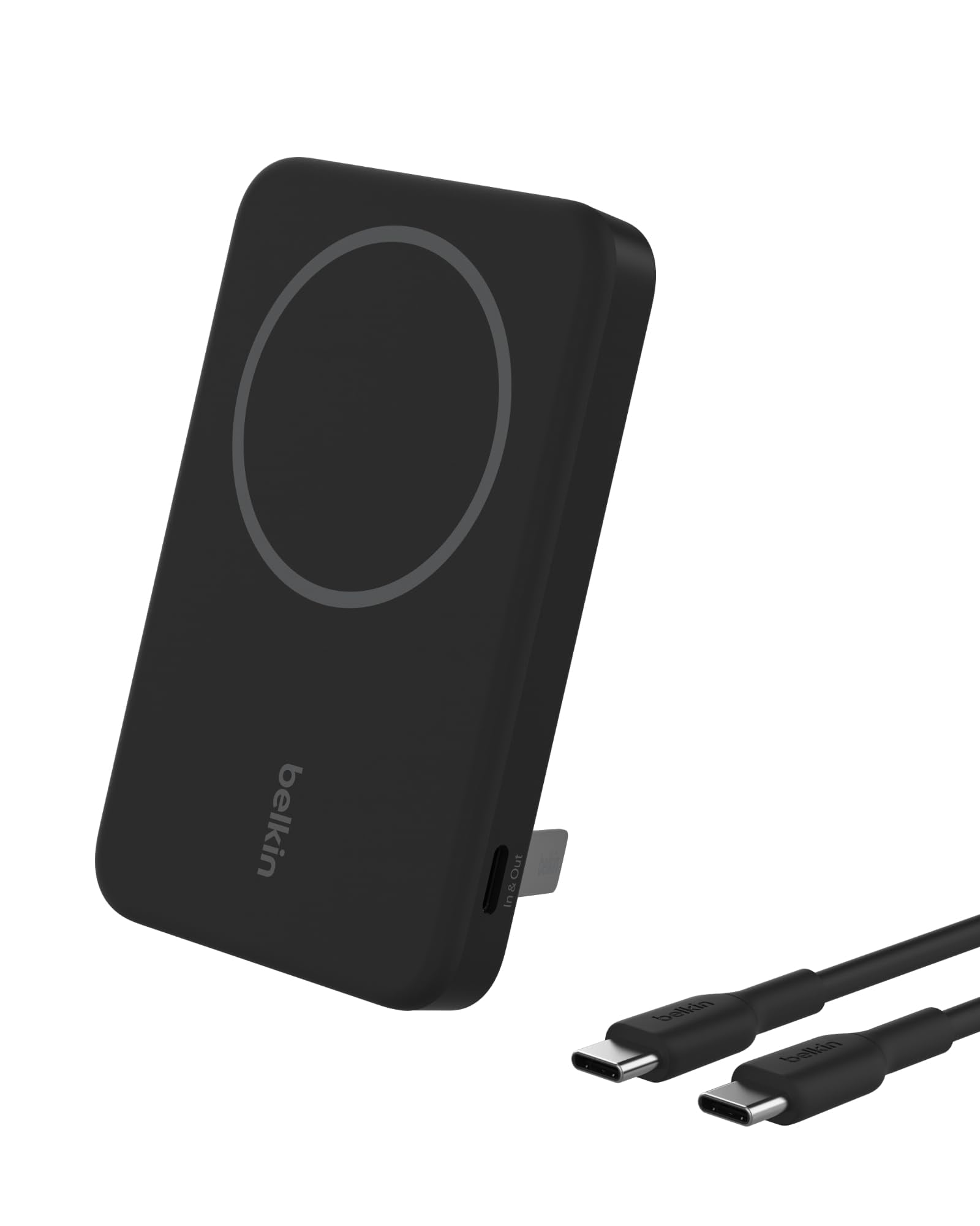 BELKIN Magnetic Power Bank with Qi2 15W 5K, Schwarz 