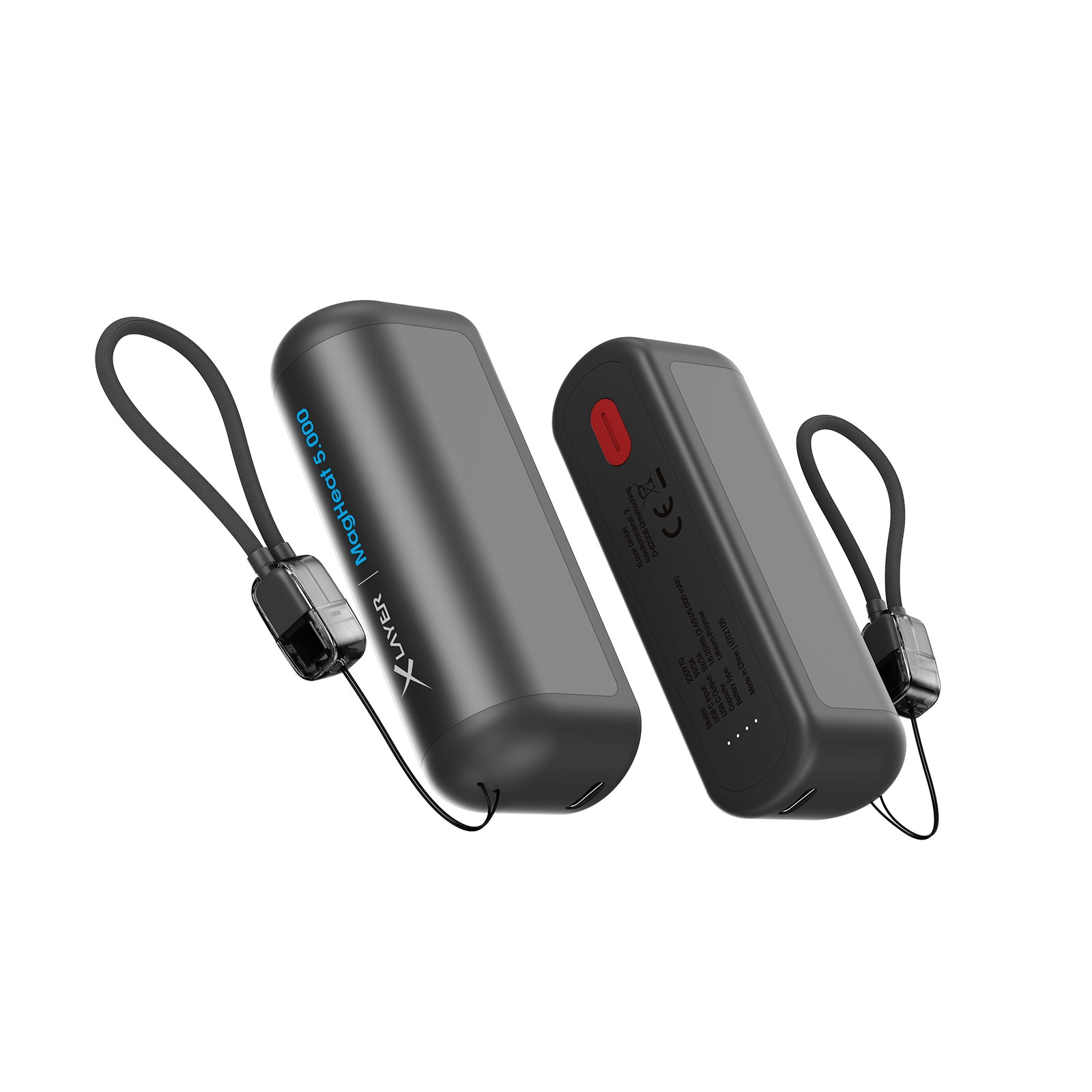 XLayer Powerbank Plus + Handw&auml;rmer Duo 2x 5000mAh, Schwarz 