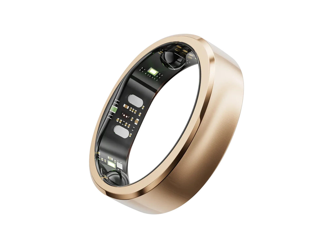 RingConn Smartring Gen 3, Gr. 9, Geb&uuml;rstetes Ros&eacute;gold 