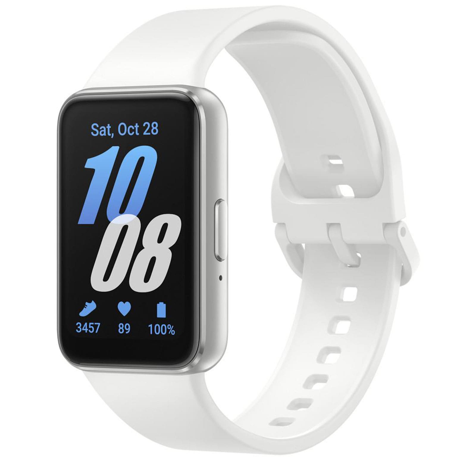 Samsung Galaxy Watch Fit3 Silver - EU (Herzfrequenzmessung, Schrittz&auml;hler) 