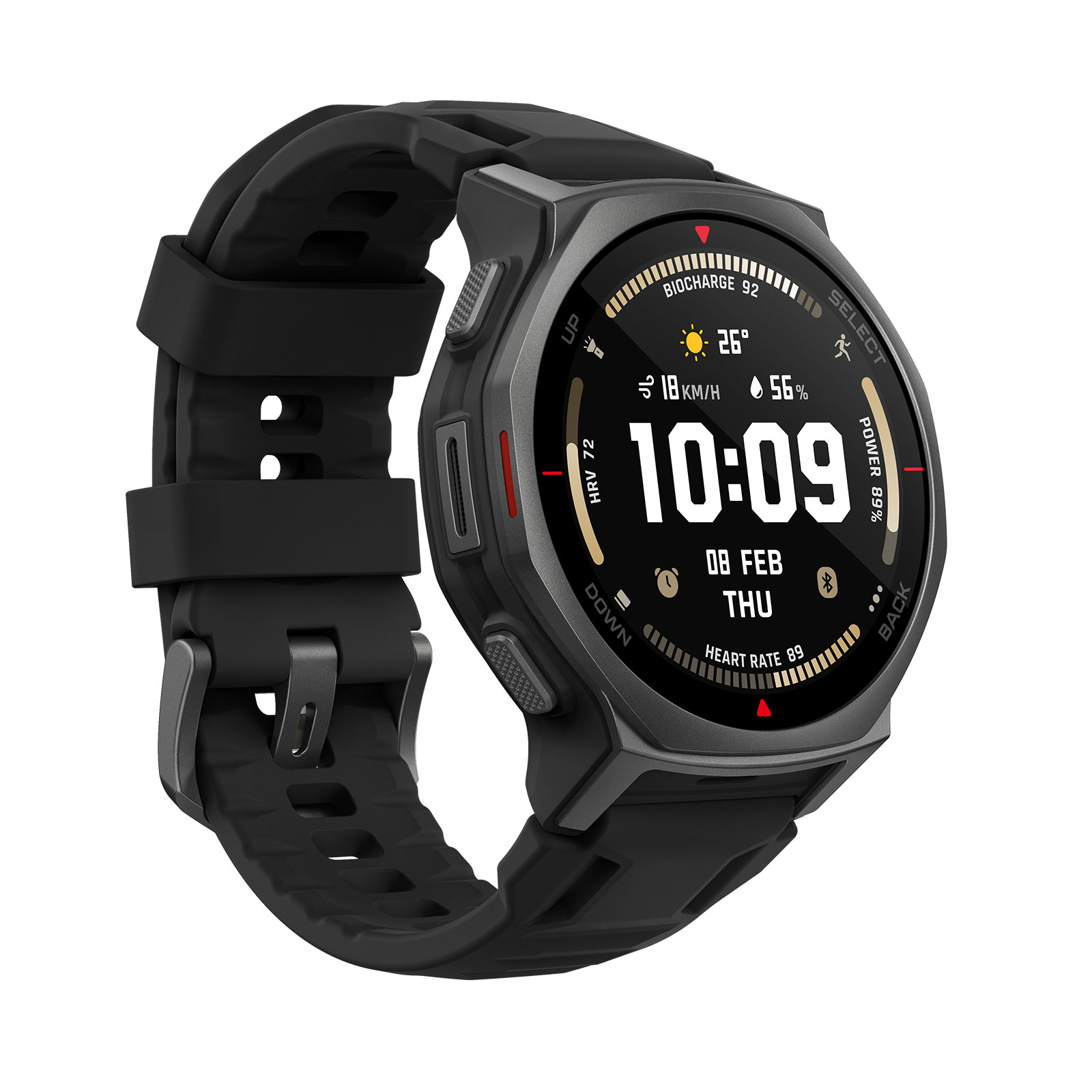 Amazfit T-Rex 3 Pro, 44mm, Tactical Black Smartwatch 