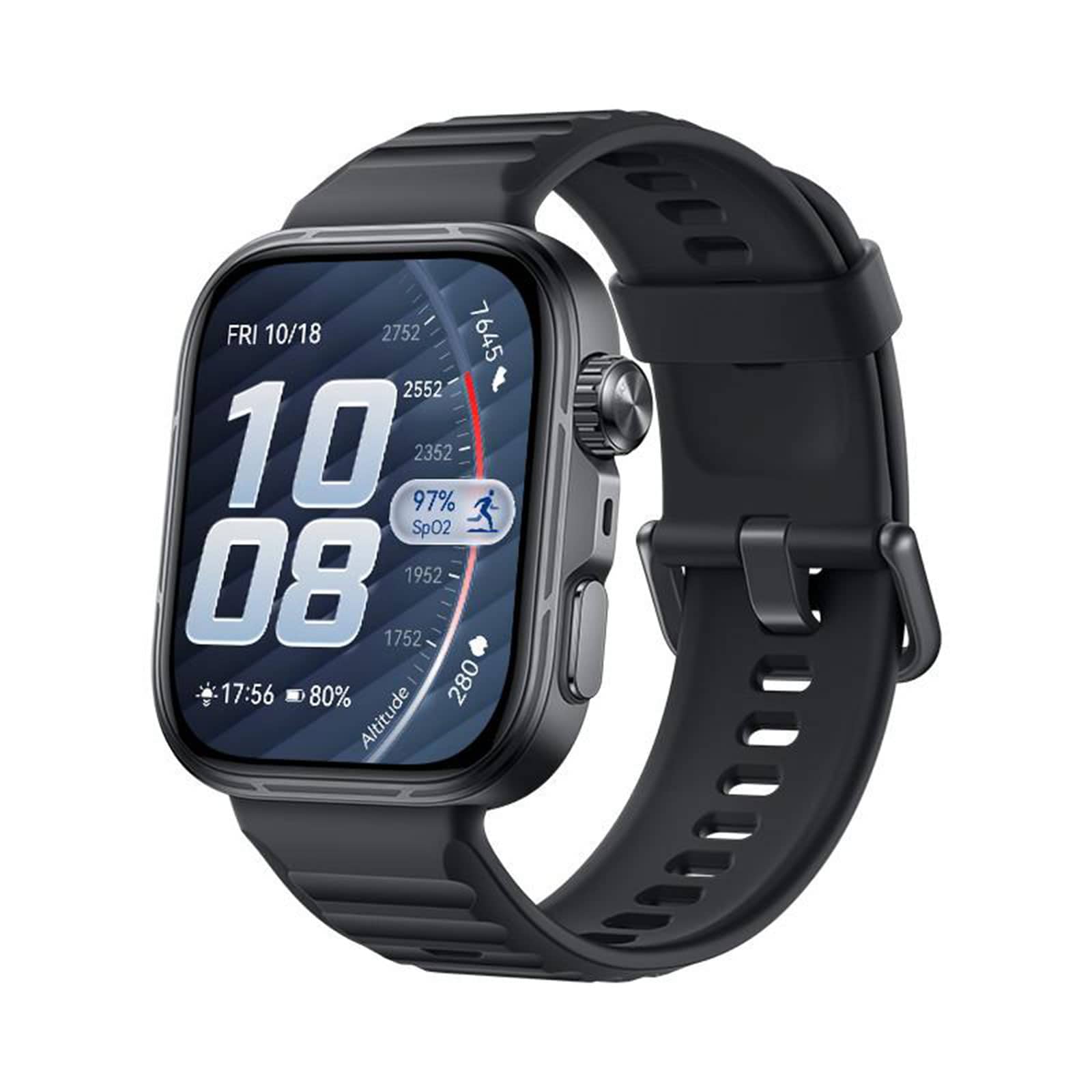 Huawei Watch Fit 5 Pro Schwarz Smartwatch (Herzfrequenzmessung, Schrittz&auml;hler) 