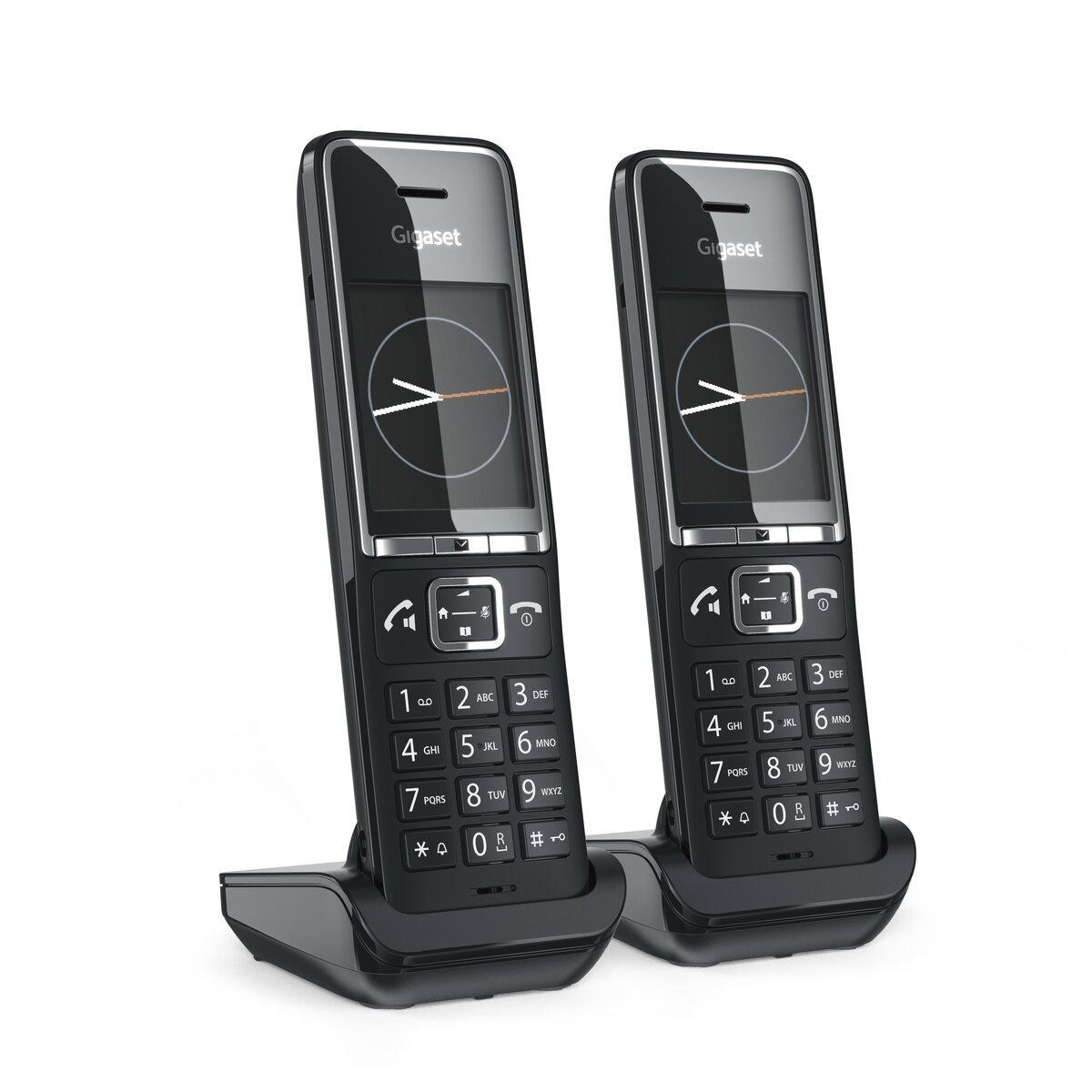 Gigaset COMFORT 550HX Duo, Schwarz (Seniorentelefon, Gro&szlig;e Tasten, 2 Mobilteile, DECT) 