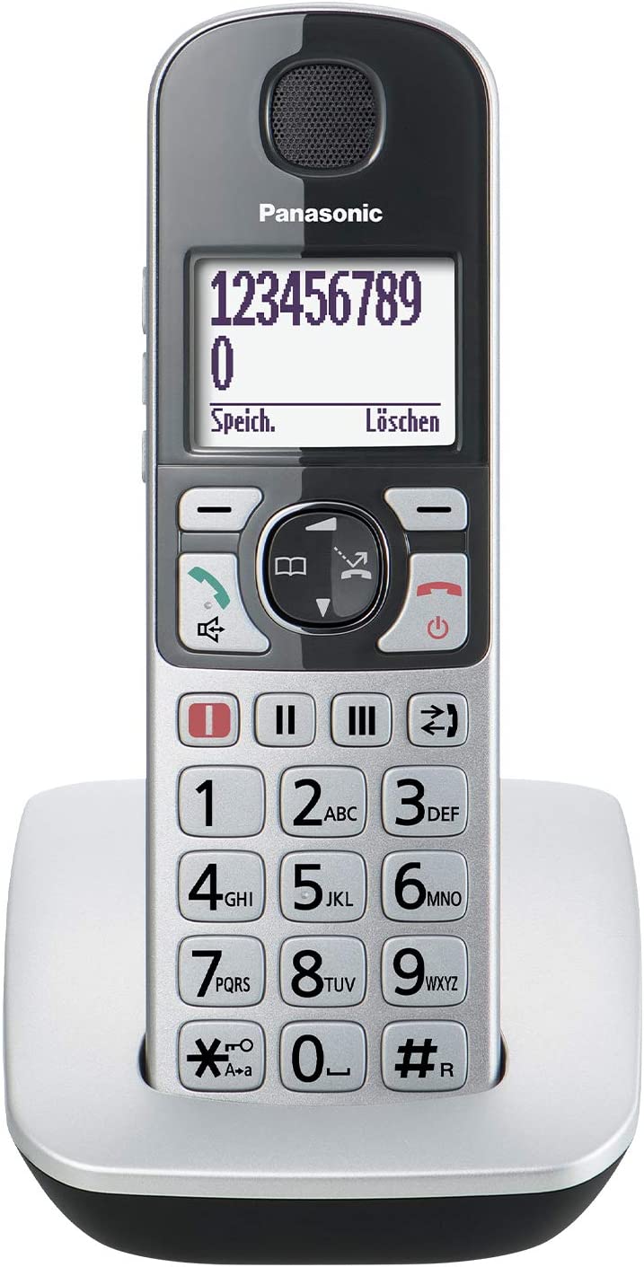 Panasonic KX-TGE 510GS silber Schnurloses Telefon 