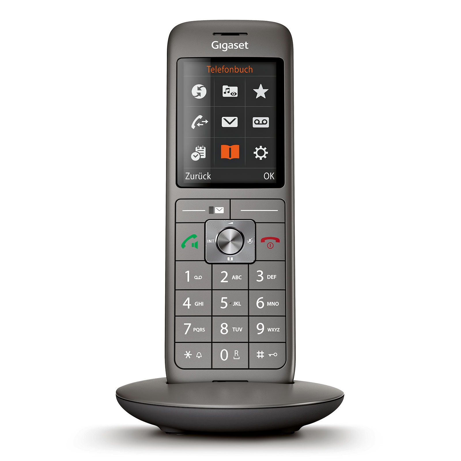 Gigaset CL660HX DECT Telefon Grau/ Schwarz HD Voice Adressbuch 