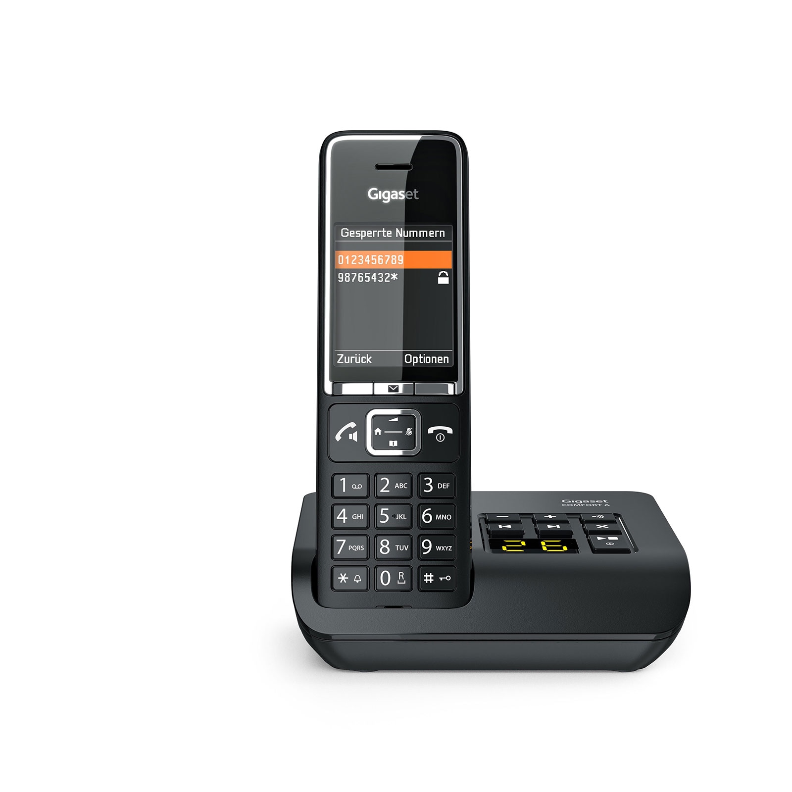 Gigaset C550A Schnurloses-Telefon schwarz 