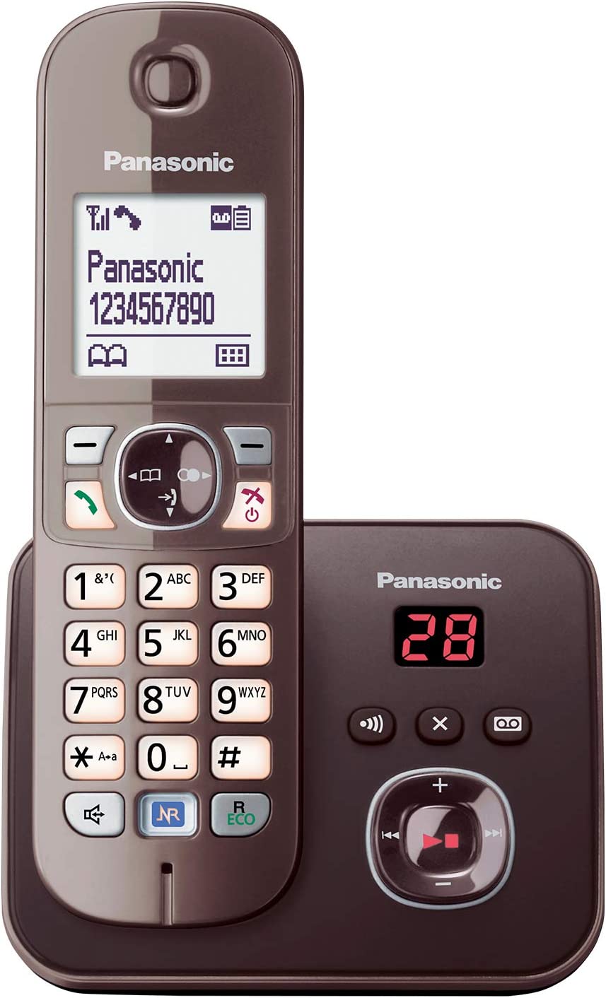 Panasonic KX-TG 6821 GA mocca-braun Schnurloses Telefon 