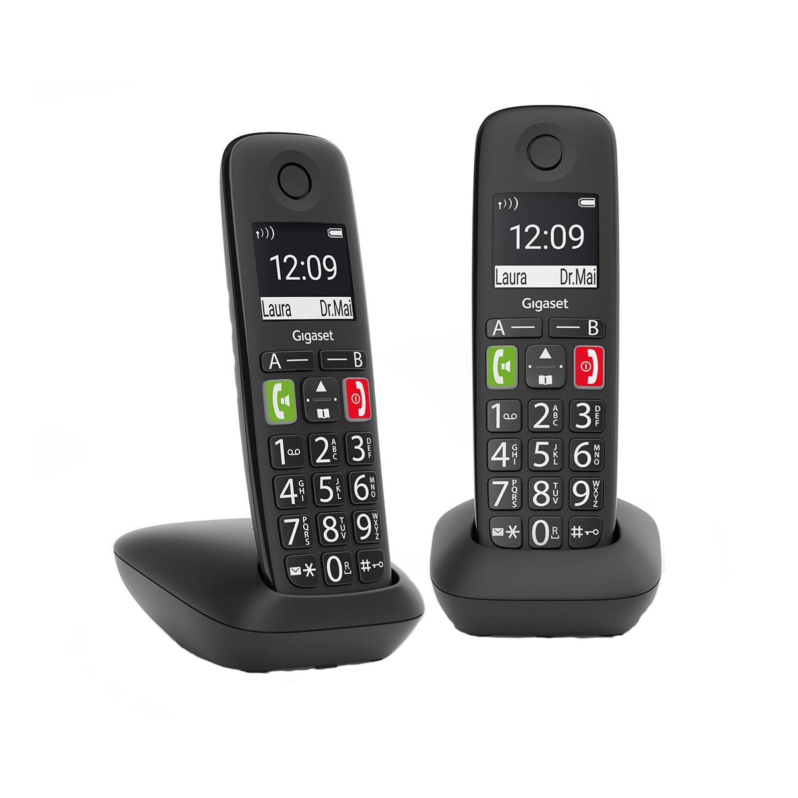 Gigaset E 290A Duo schwarz 