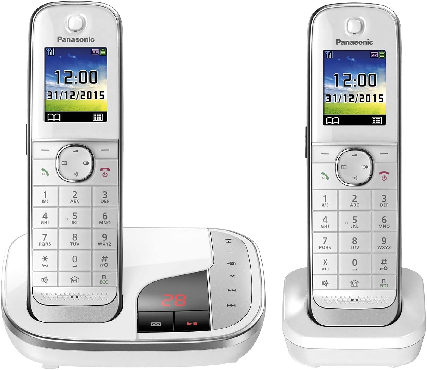 Panasonic KX-TGJ 322 GW wei&szlig; Schnurloses-Telefon 