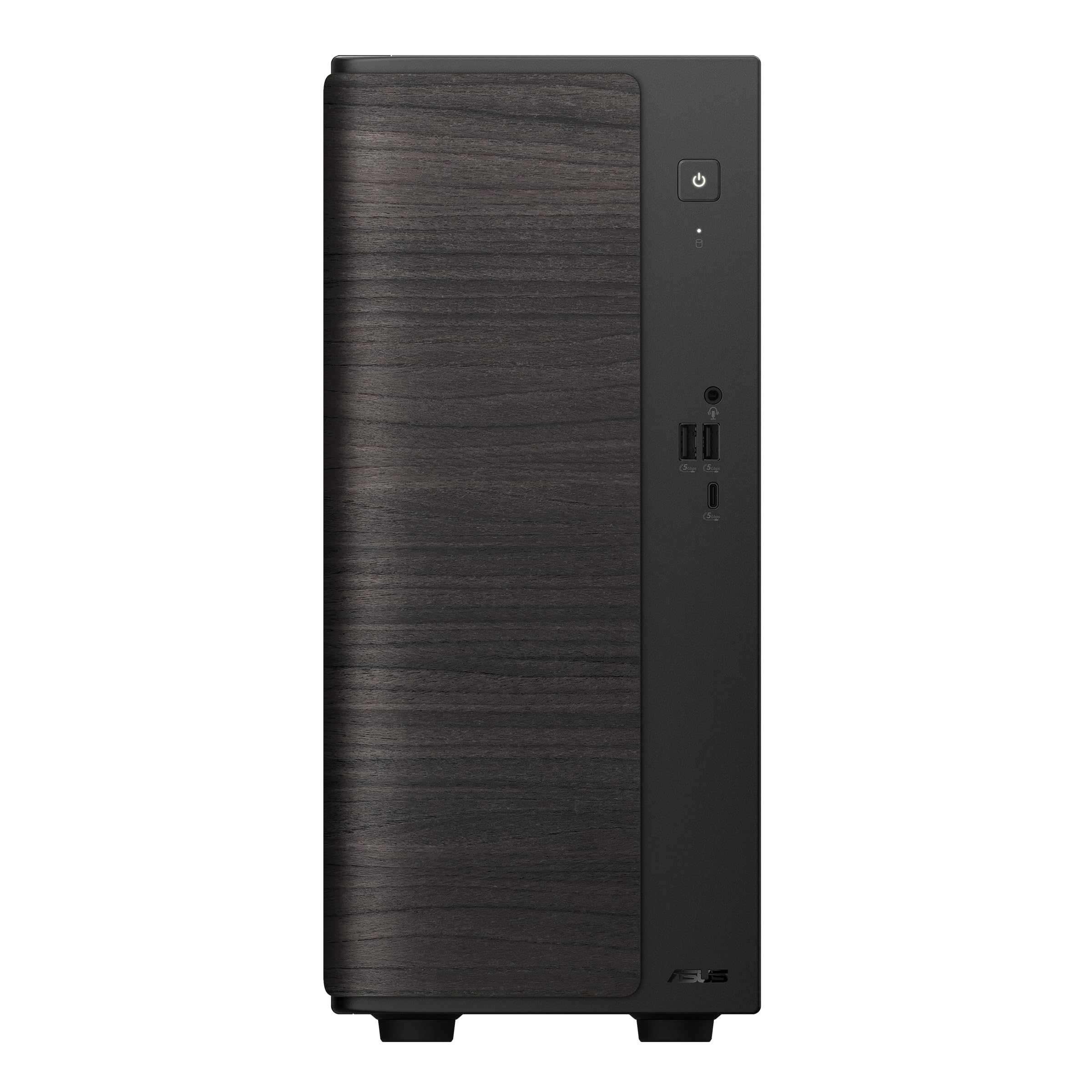 ASUS V500 Mini Tower V501MV-05210H052W, Black, Dark Wood, Intel Core 5 210H, 8 GB, 512 GB, Intel UHD Mini-PC (90PF05R3-M018T0) 