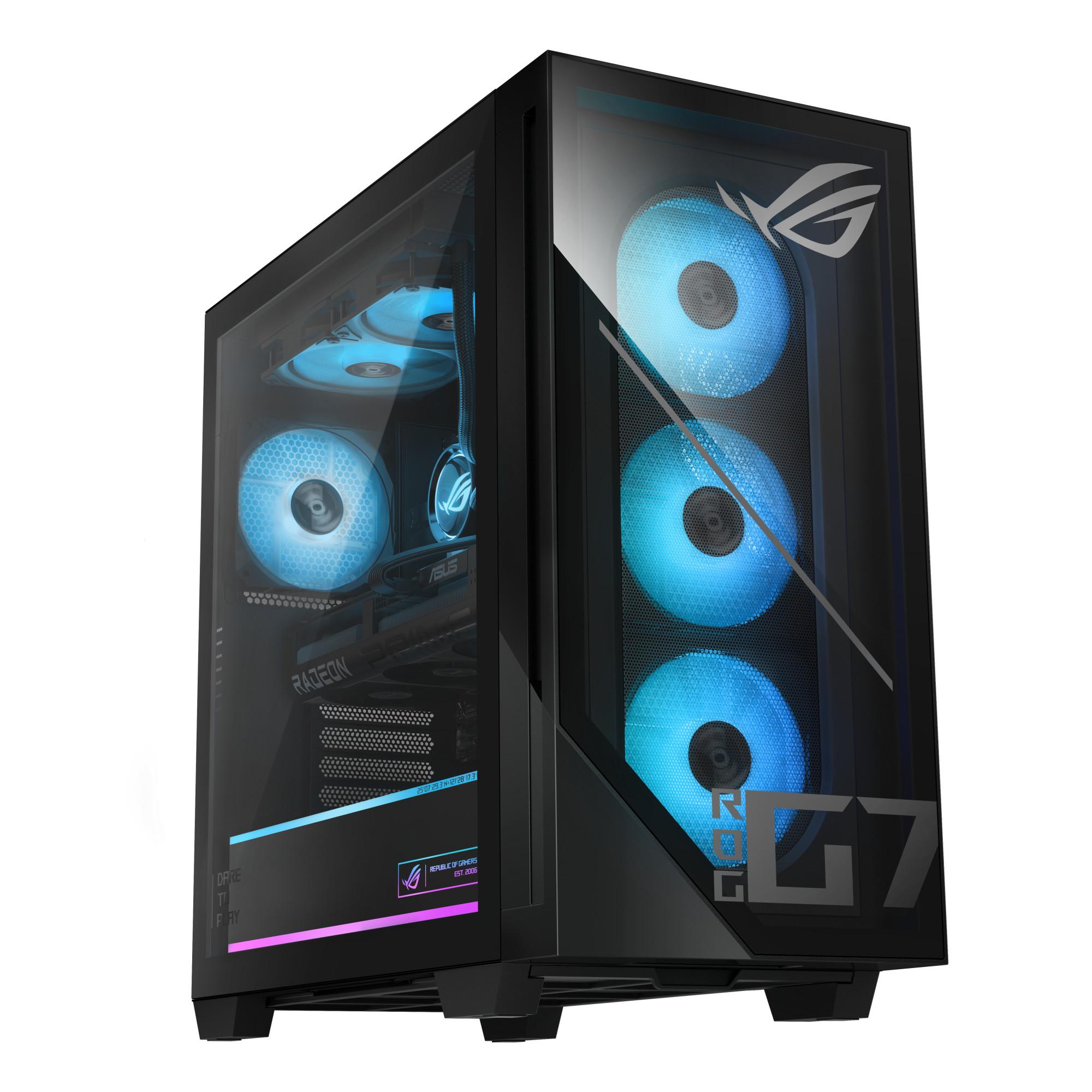 ASUS Gaming-PC ROG GM700 GM700TZ-R9800X283W, Schwarz, AMD Ryzen 7 9800X3D, 32 GB, 2 TB, AMD Radeon RX 9070 XT PRIME (90PF05T1-M01KA0) 