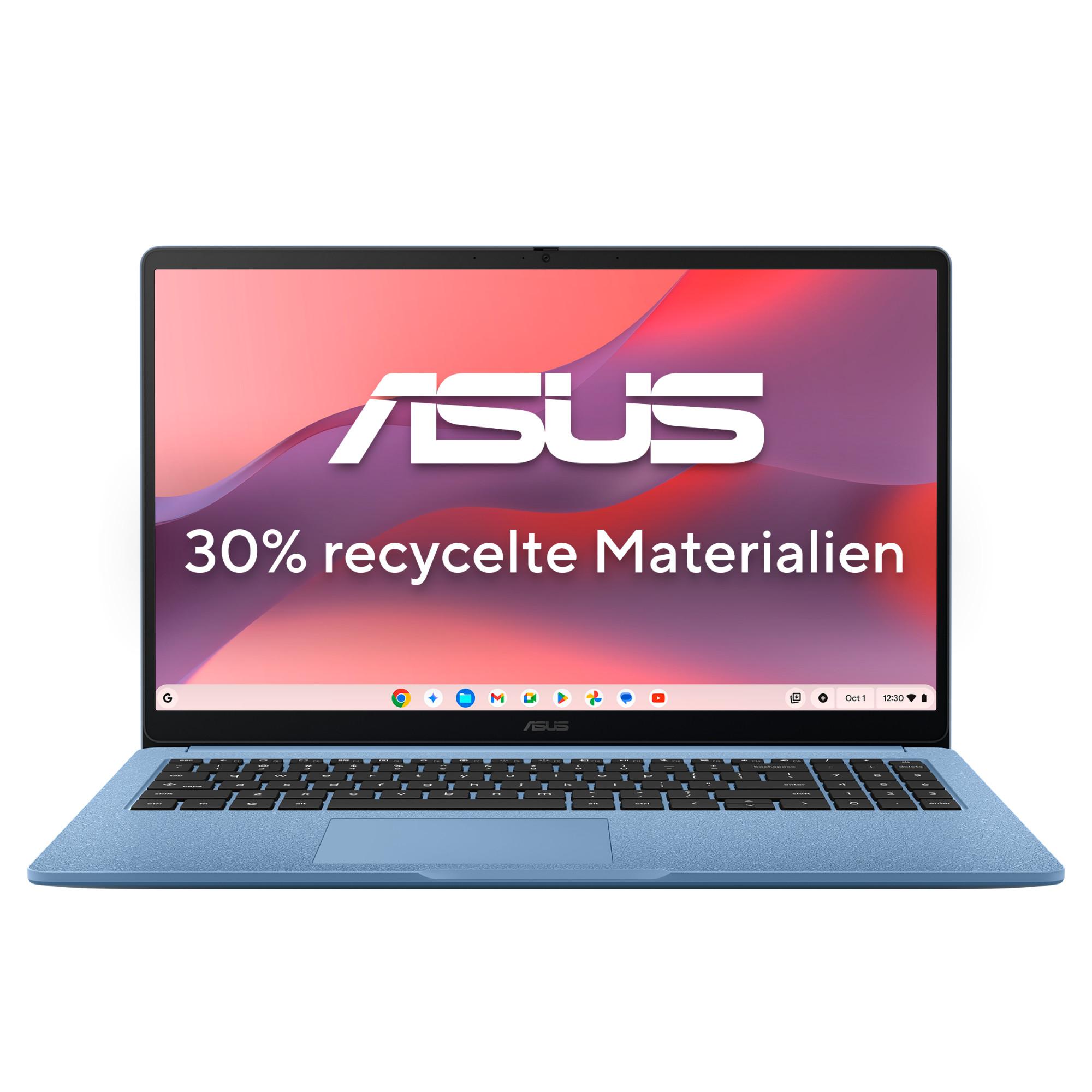 ASUS Chromebook CM15 CM1505CM4A-S70030, Fabric Blue, 15,6 Zoll, FHD, MediaTek Kompanio 540, 4 GB, 128 GB Notebook (90CB0AF1-M002E0) 