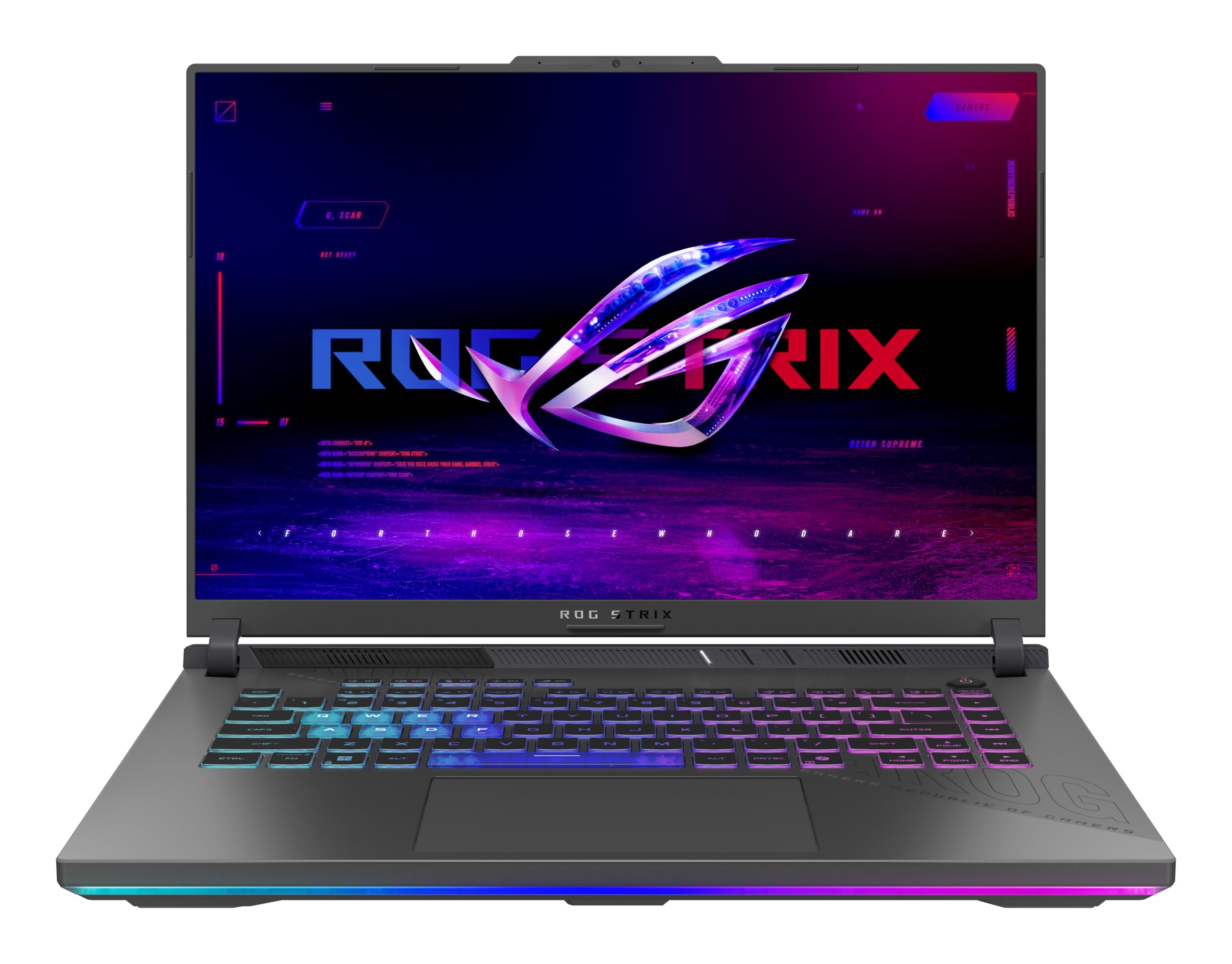 ASUS Gaming-Notebook ROG Strix G16 G614FP-S5062W, Eclipse Gray, 16 Zoll, AMD Ryzen 9 9955HX, 32 GB, 1 TB SSD, RTX 5070 
