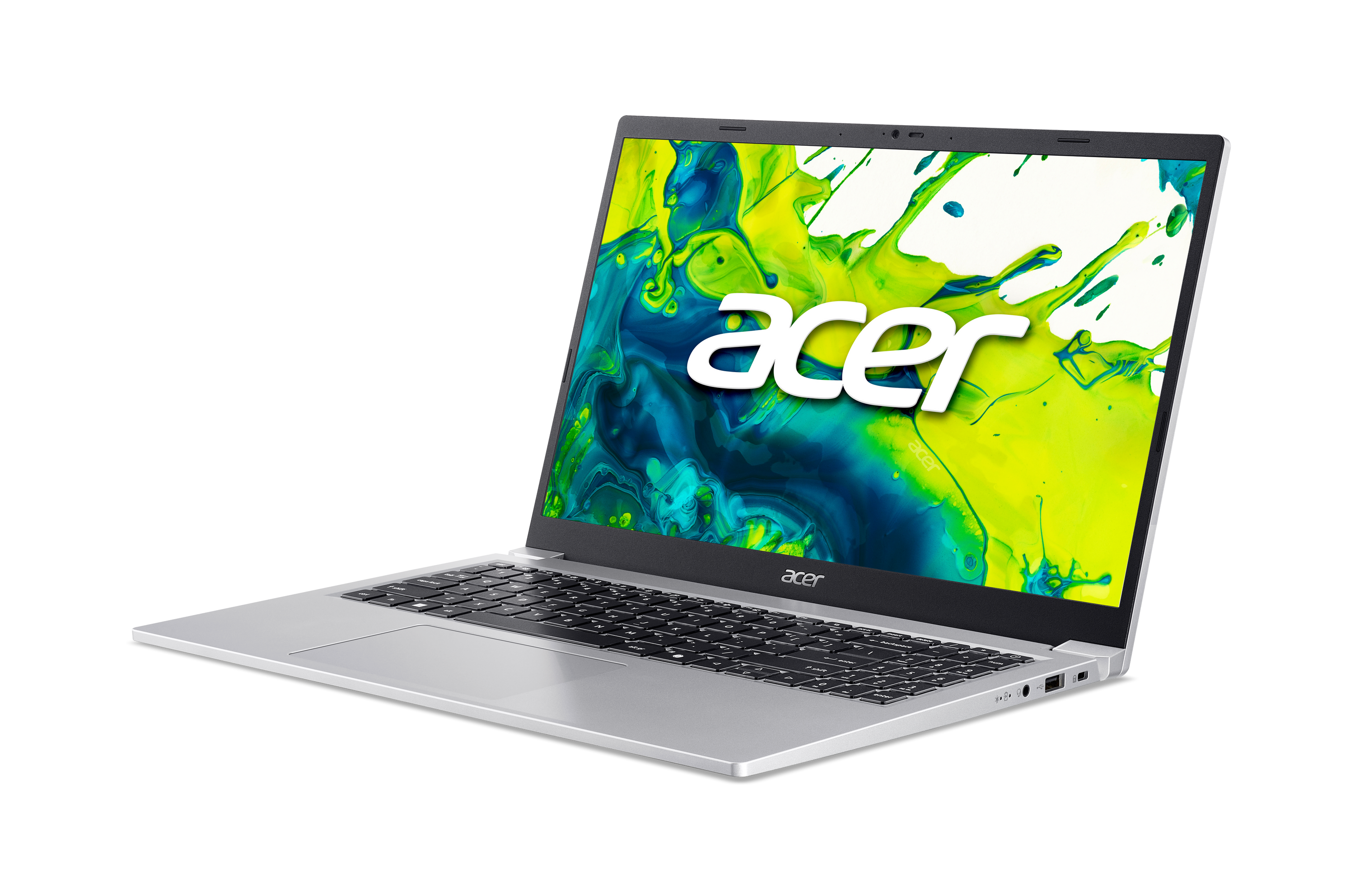 ACER Aspire Lite 15 AL15-36P-C1UJ, Light Silver, 15,6 Zoll, Full HD, Intel Prozessor N150, 8 GB, 128 GB Notebook 