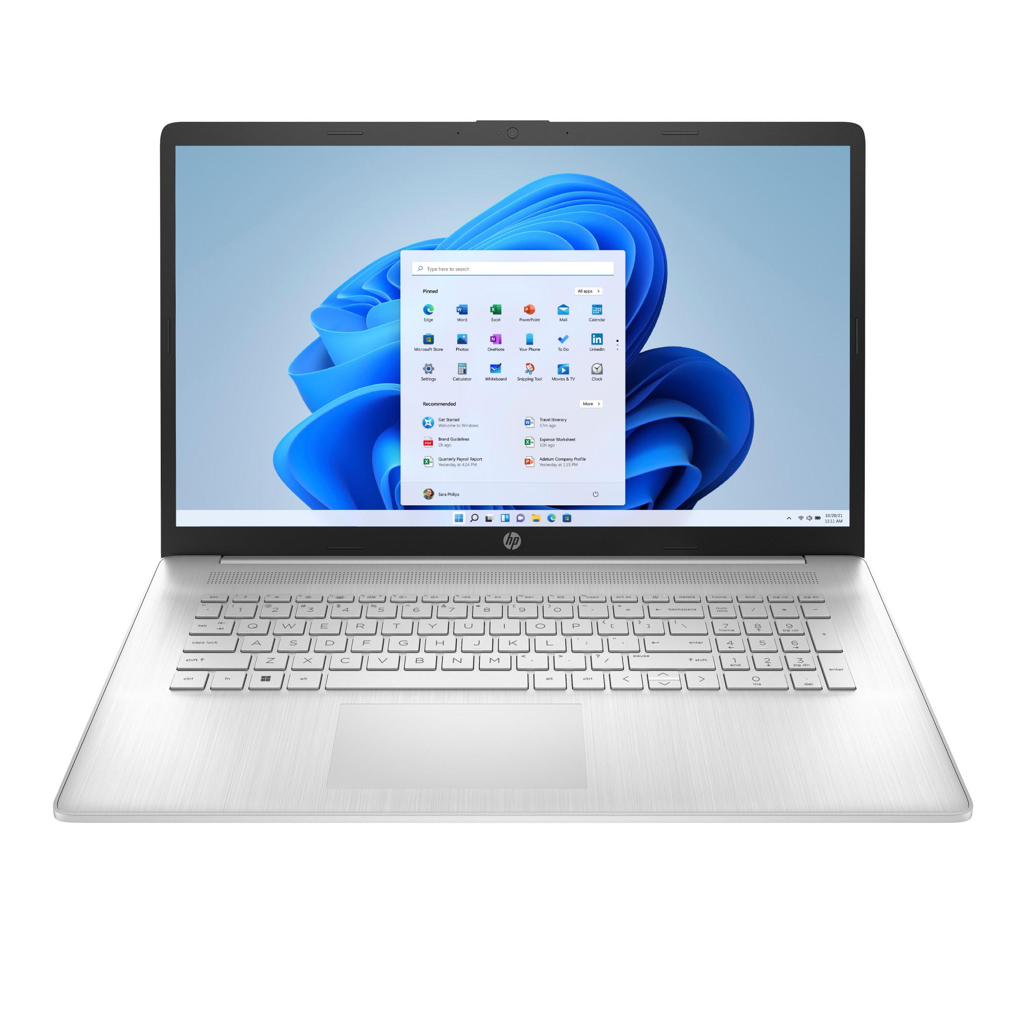 HP 17-cp2640ng, Natursilber, 17,3 Zoll, Full HD, IPS, AMD Ryzen 3 7320U, 8 GB, 512 GB SSD 