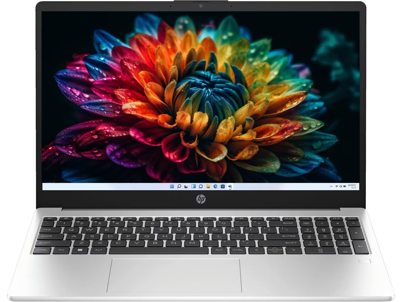 HP Notebook 255R G10, Silber, 15,6, Full-HD, AMD Ryzen 5 7535U, 8 GB, 512 GB 