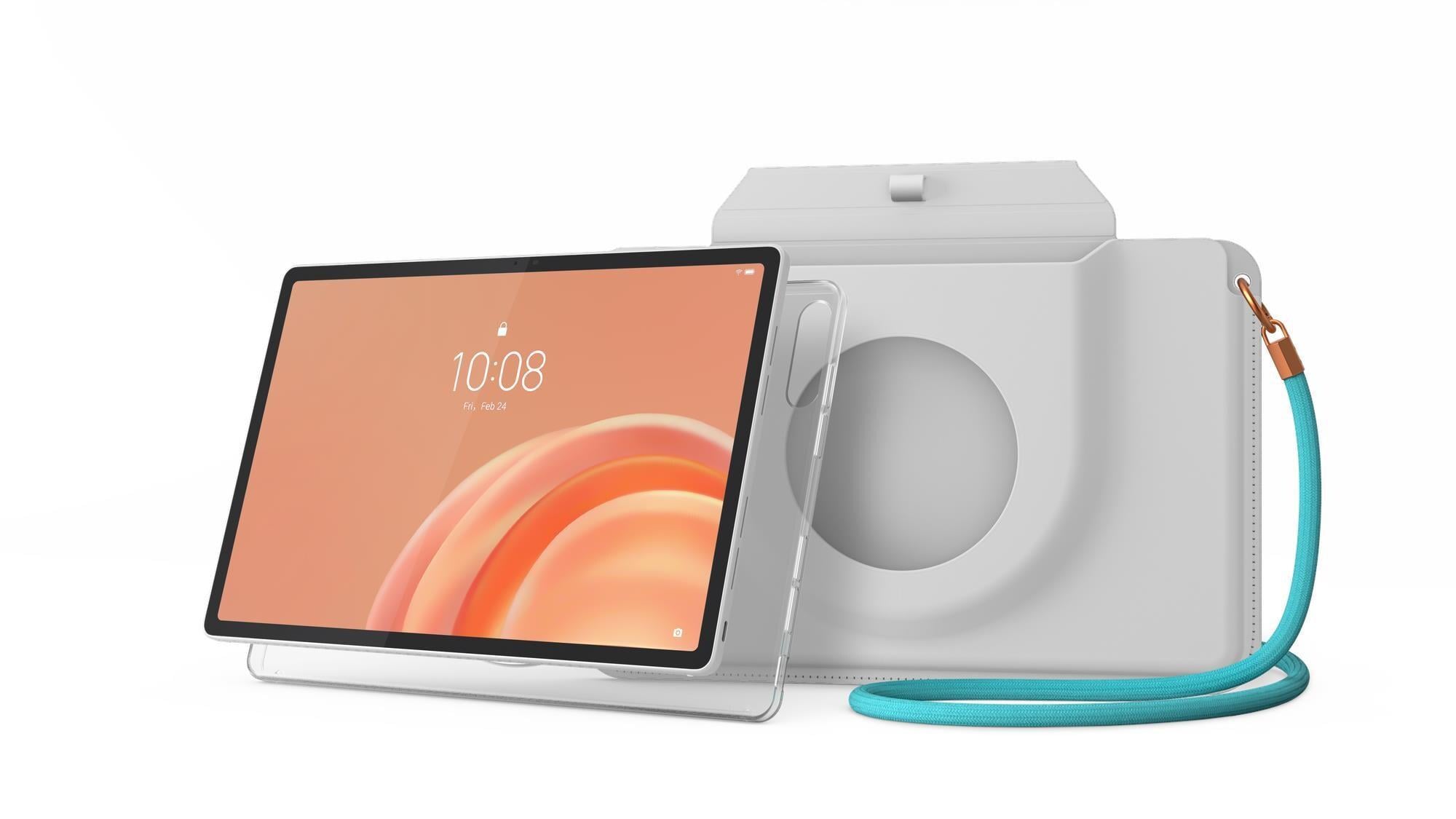 Lenovo Tab Plus Gen 2 + H&uuml;lle, Celestial White, 12,1 Zoll, 2.5K, IPS, MediaTek Dimensity 7400, 8GB, 128GB (ZAHT0010SE, 120 Hz, Android 16) 
