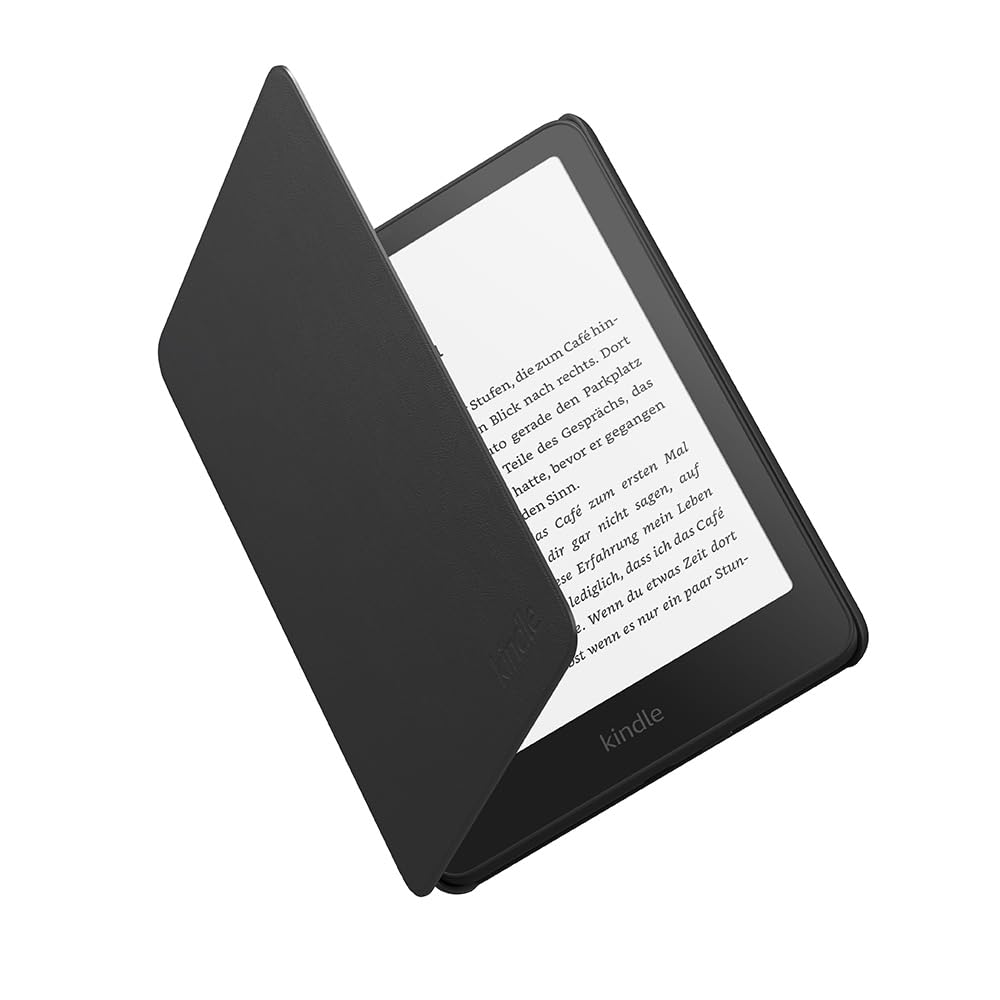 Amazon H&uuml;lle f&uuml;r Amazon Kindle Paperwhite und Amazon Kindle Colorsoft, auf Pflanzenbasis, Schwarz (passend f&uuml;r Kindle Paperwhite (2024), Kindle Paperwhite Signature Edition (2024), Kindle Colorsoft und Kindle Colorsoft Signature Edition) 