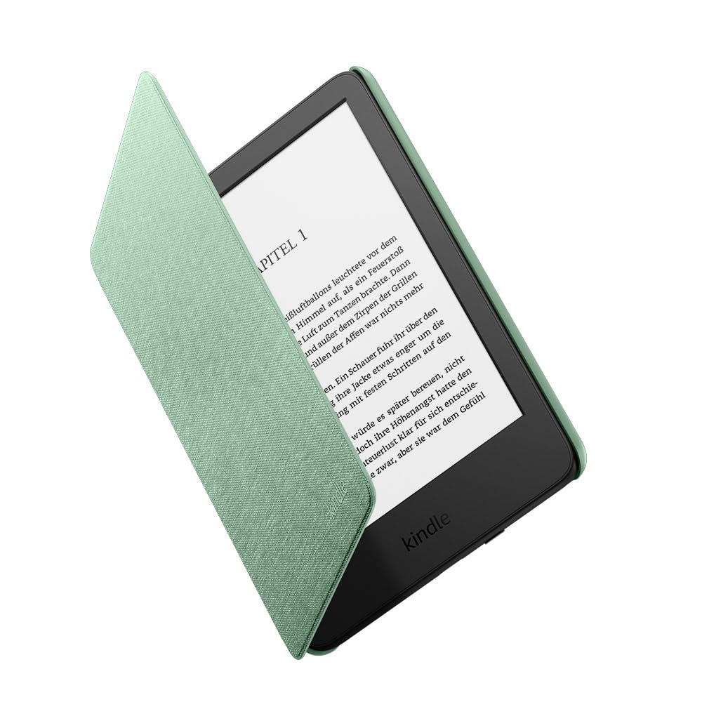 Amazon Kindle-H&uuml;lle D&uuml;nn und leicht Faltbare Schutzh&uuml;lle - Stoff Matchagr&uuml;n 