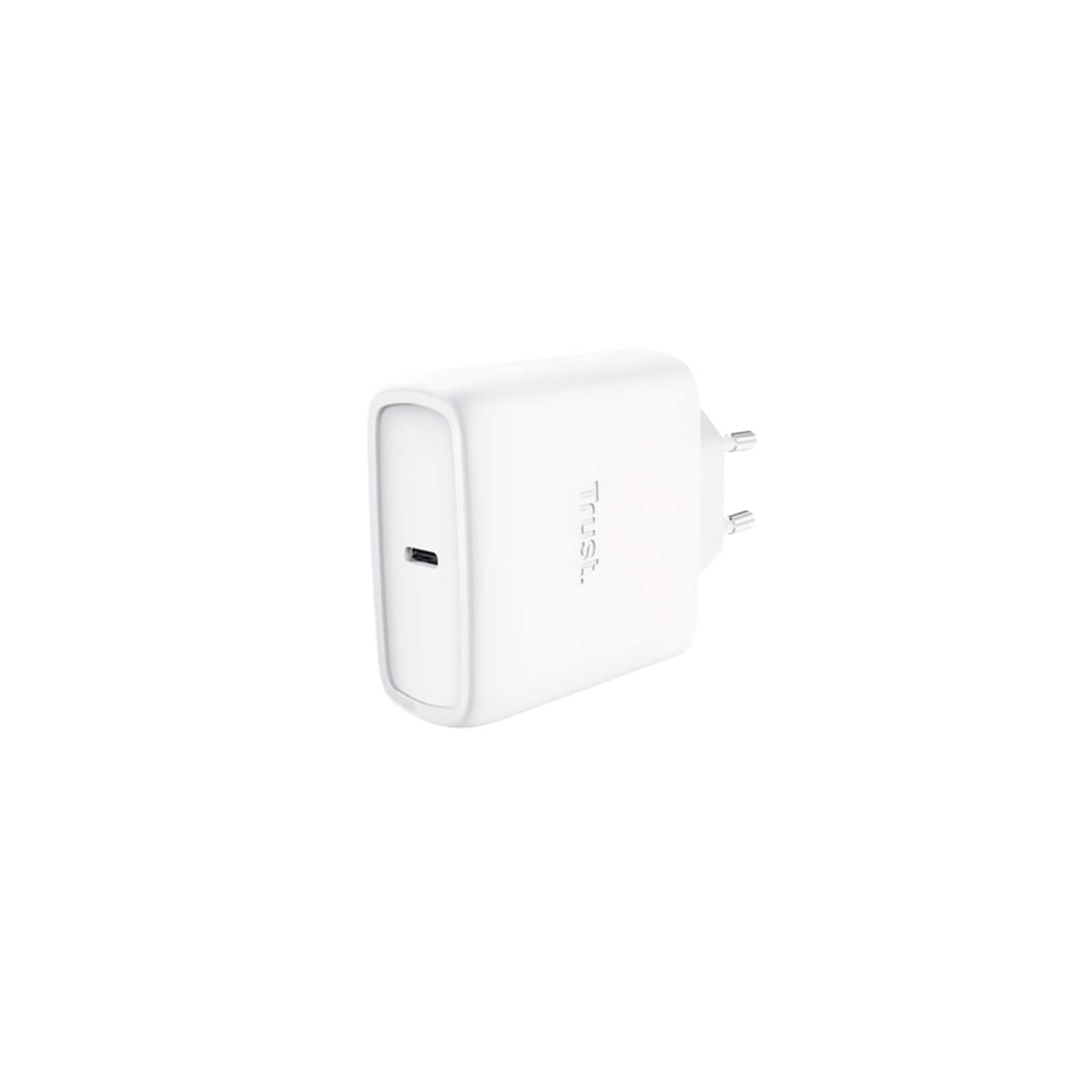 Trust Maxo 65W USB-C GaN Charger, Wei&szlig; (25524) 