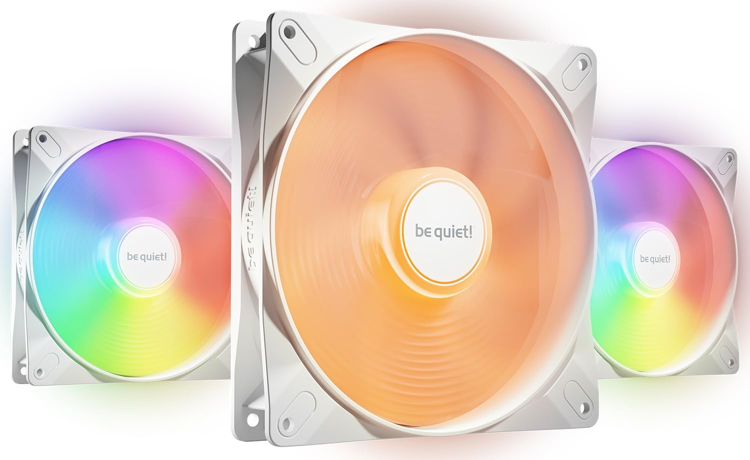 Be quiet! 140mm Light Wings LX PWM Triple White Geh&auml;usel&uuml;fter 