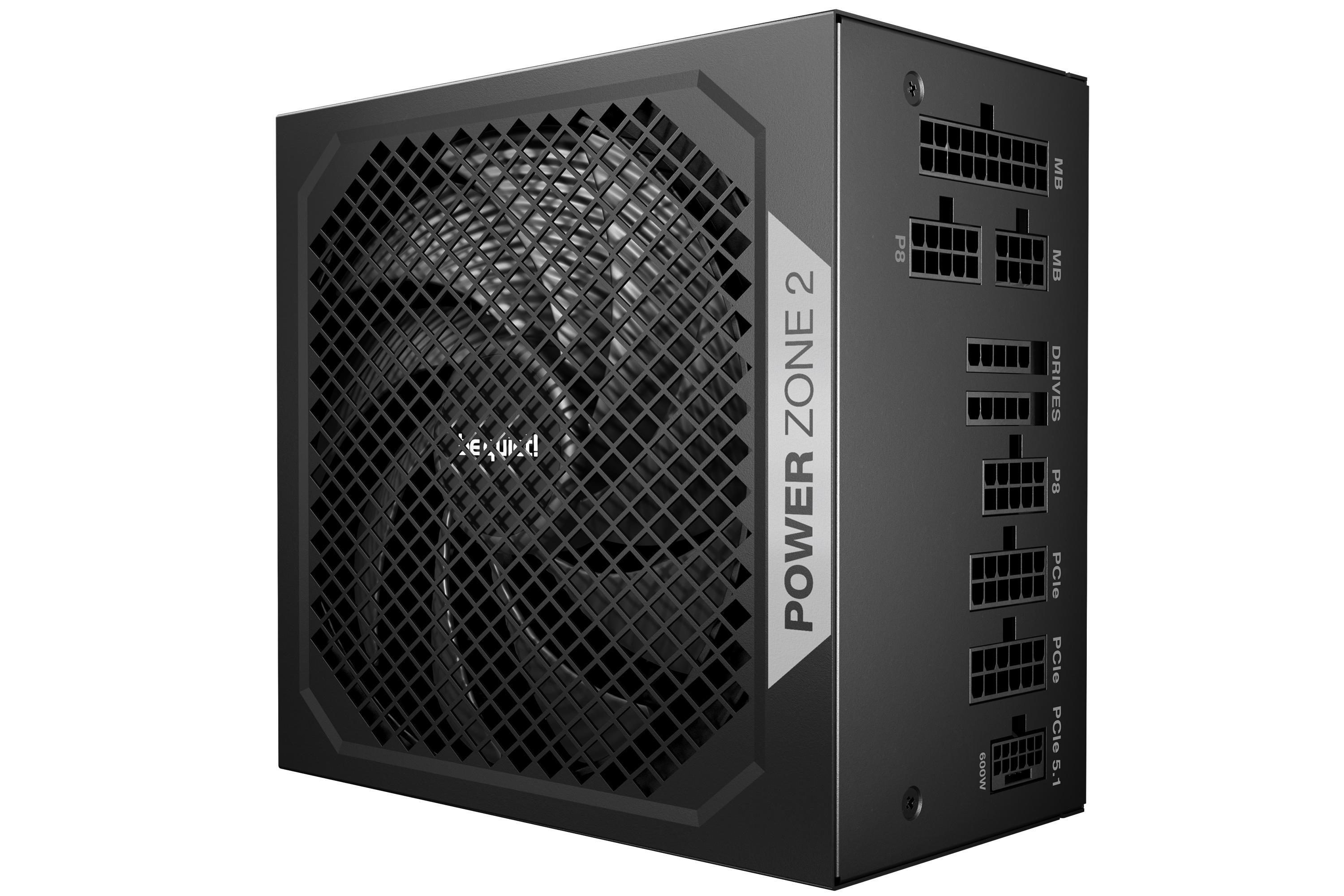 Be quiet! Power Zone 2 1000W 80+ Platinum 20+4 pin ATX, Schwarz (BP008EU) 