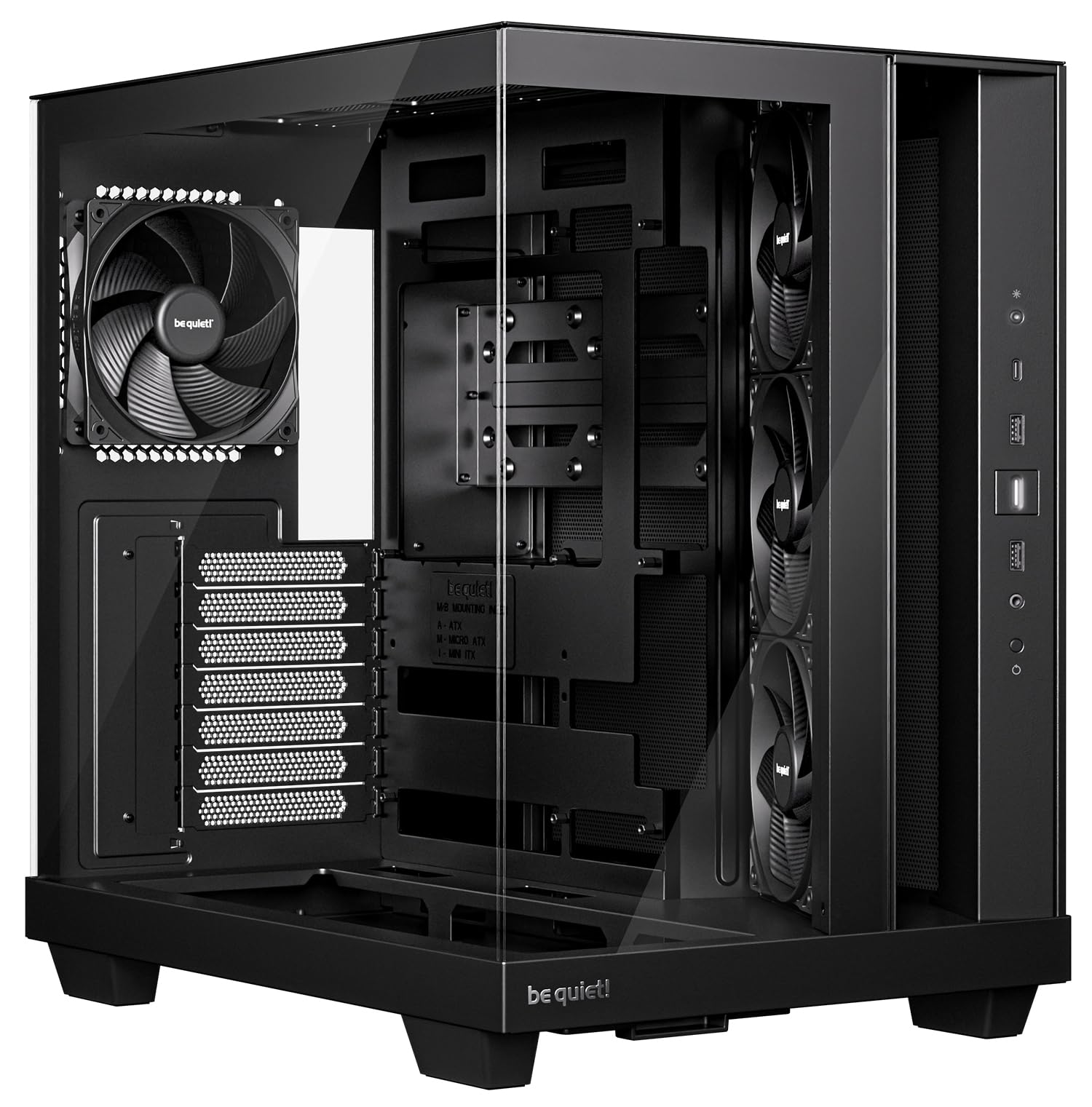 Be quiet! Geh Light Base 500 Black PC-Geh&auml;use 