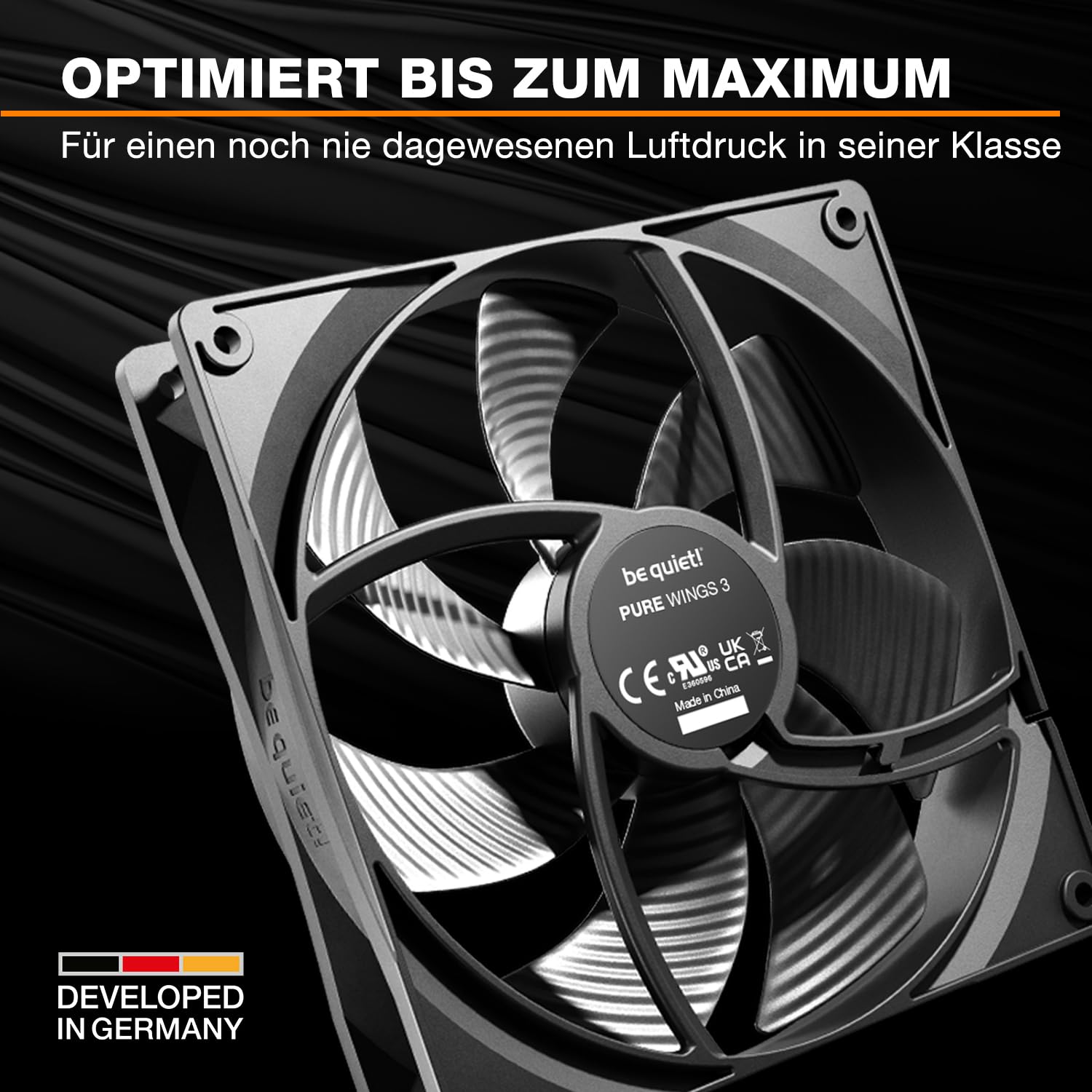 Be quiet! CPU-K&uuml;hler L&uuml;fter 120mm Pure Wings 3 PWM 3-Pack 