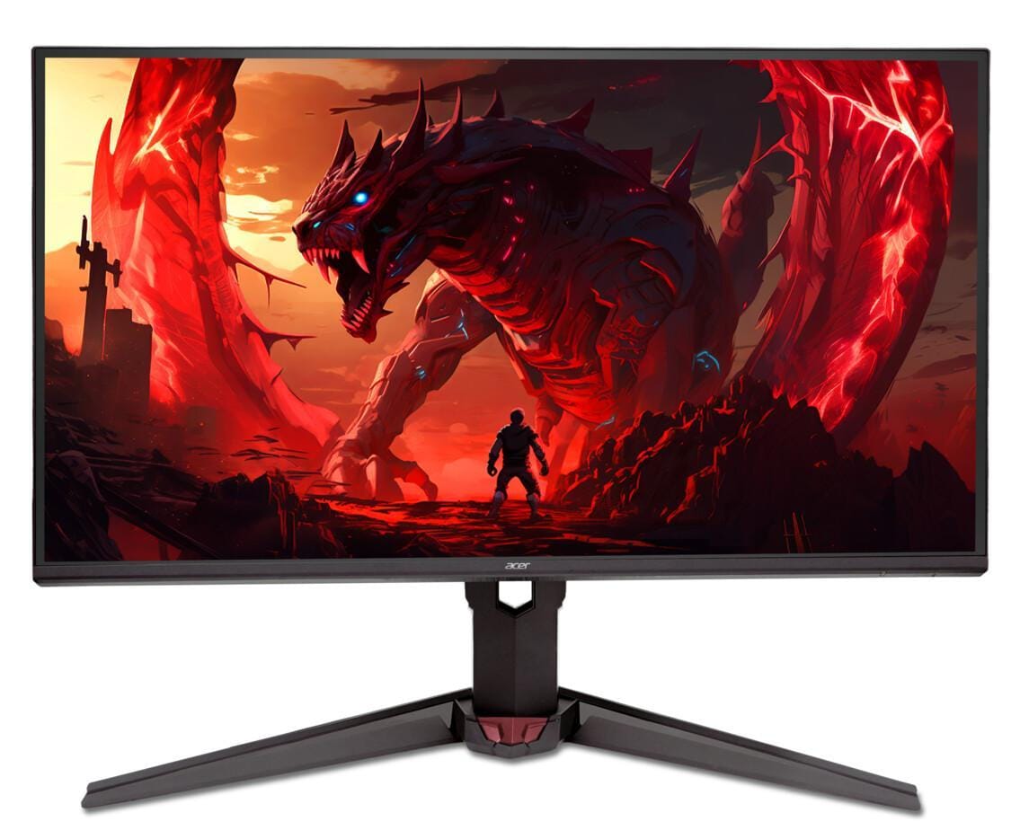 ACER Nitro XV270UXEbmiiprx, Schwarz, 27 Zoll, QHD, IPS, 200 Hz, 0,5 ms Gaming-Monitor (h&ouml;henverstellbar, neigbar, schwenkbar, Pivot, AMD FreeSync) 