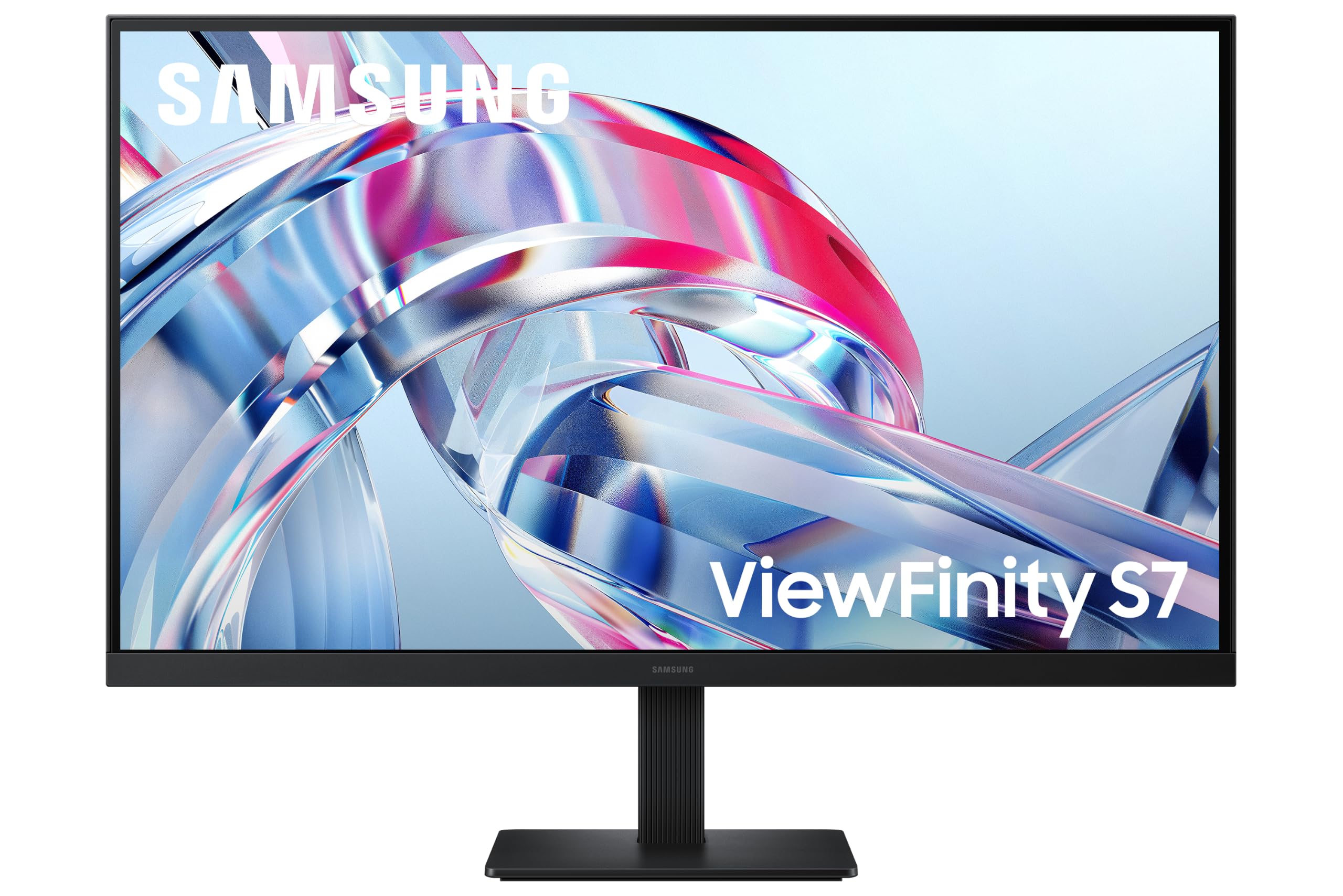 Samsung Monitor ViewFinity S7 S70H, Schwarz, 27 Zoll, 4K-UHD, 60 Hz, 5 ms (IPS, HDR10, 1x HDMI 2.0, 1x DisplayPort 1.2, neigbar, LS27H704EAUXEN) 