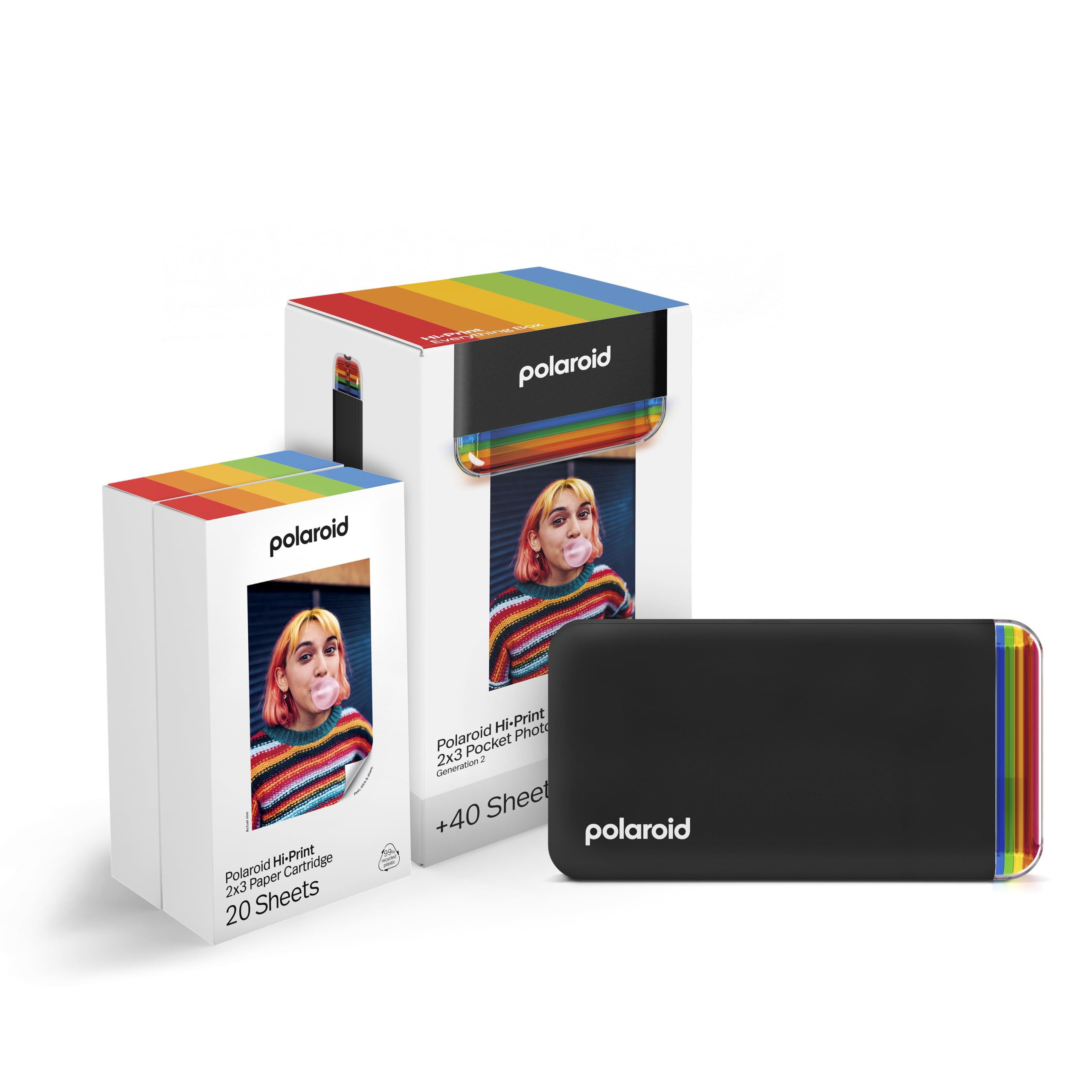Polaroid Everything Box HiPrint 2x3 Gen 2 - Schwarz Fotodrucker 