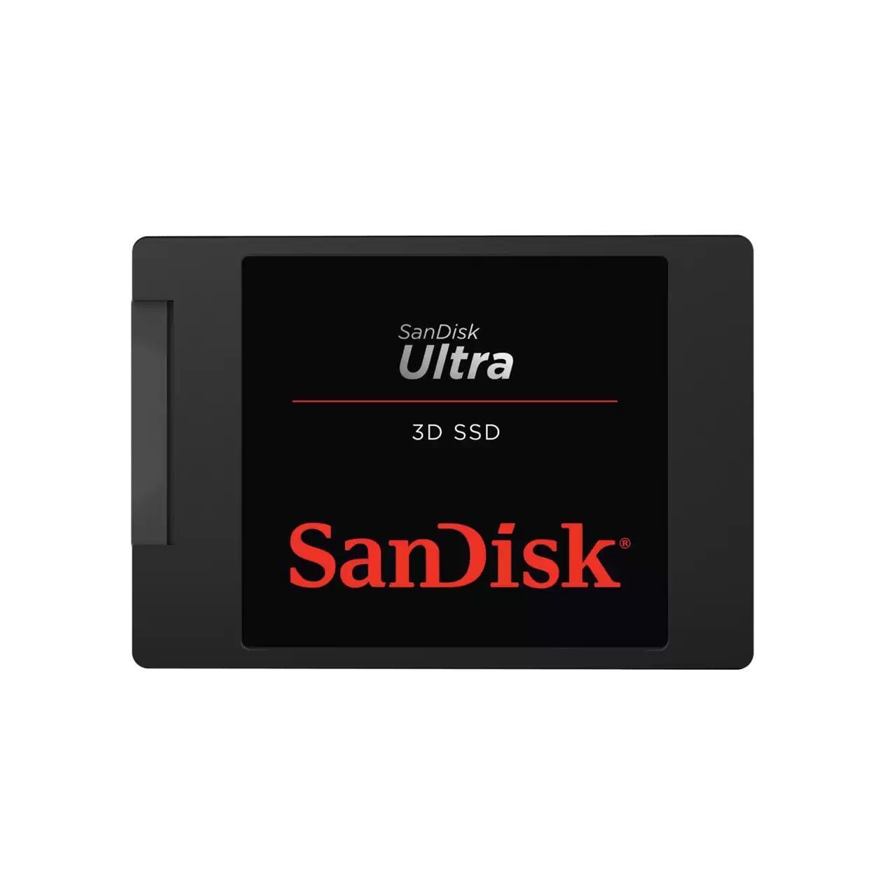 SanDisk Ultra 3D SSD - 1 TB, schwarz (SATAIII, Lesen 560MB/s, Schreiben 510MB/s) 